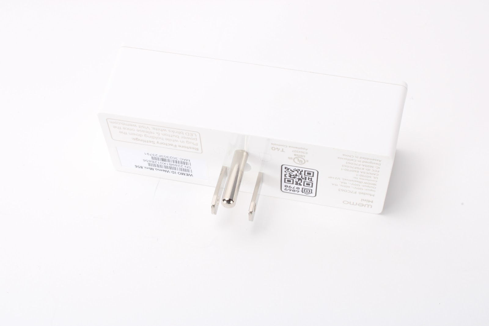 Wemo F7C063 Wi-Fi Smart Plug