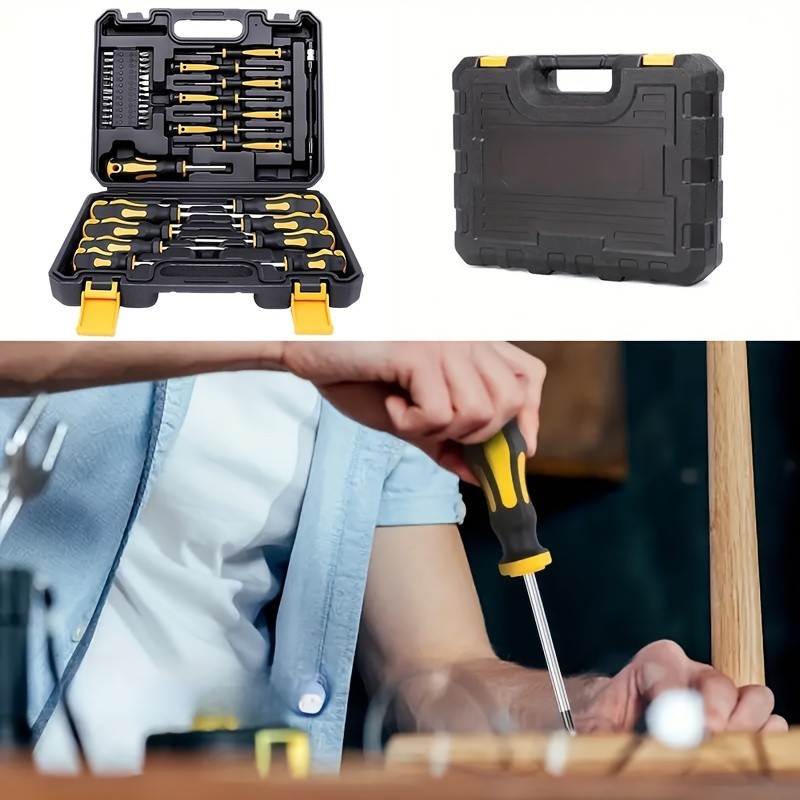 43 pcs magnetic screwdriver set with magnetizing and demagnetizing tools - inter