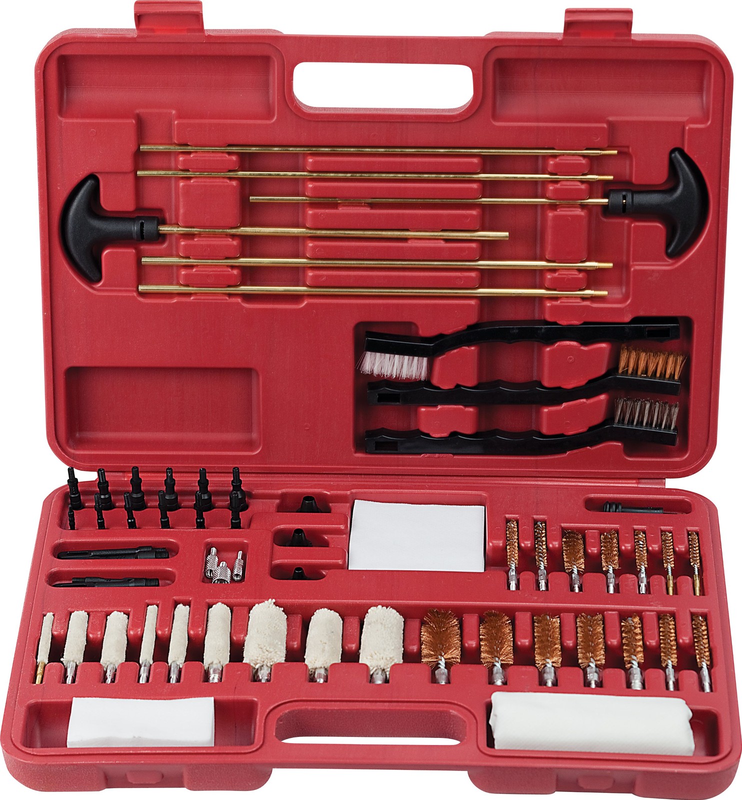 Outers 70074 Universal 62-Piece Gun Cleaning Kit - Blow Molded Case