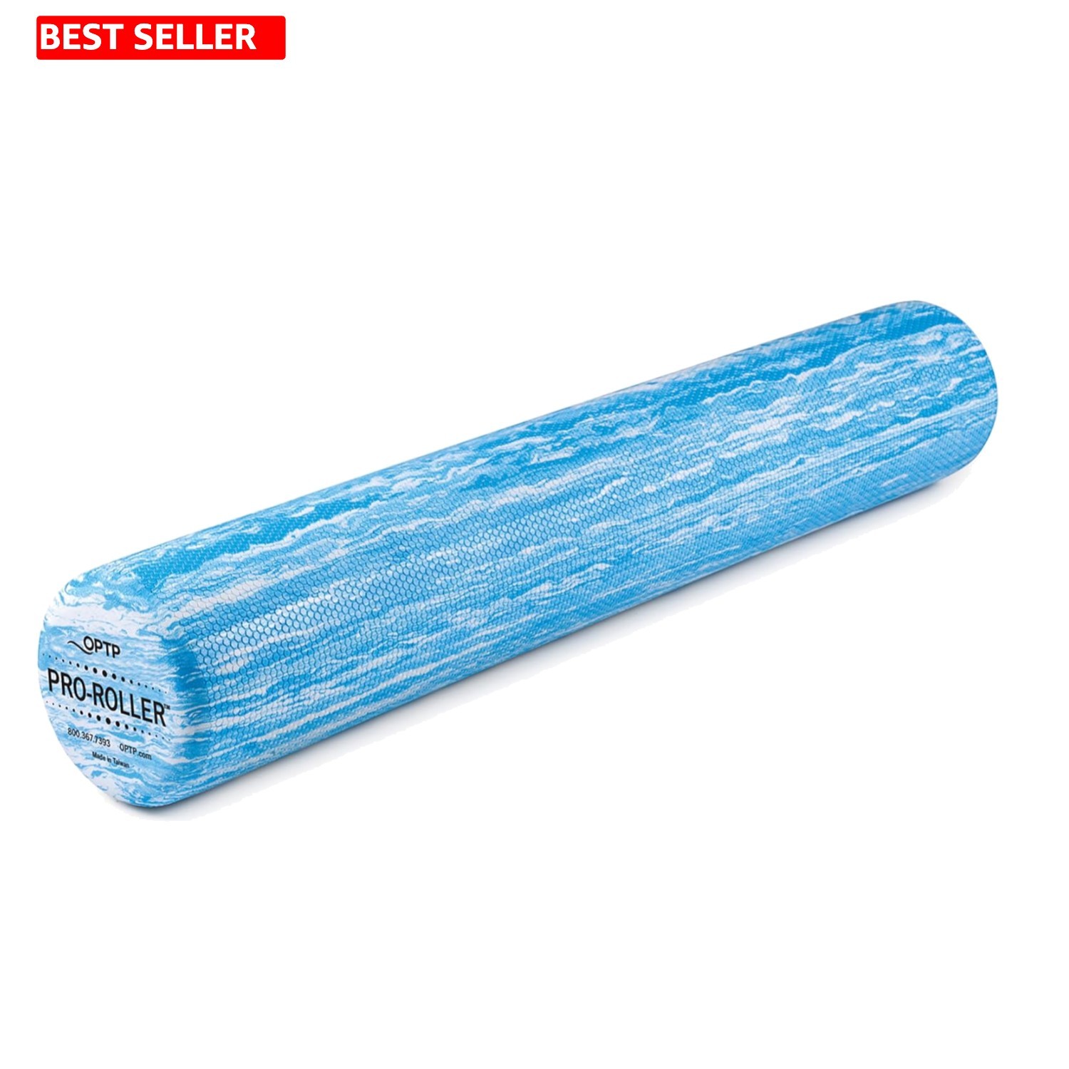 Lightweight Standard Density Foam Roller 36" - Myofascial Relief in Elegant Blue
