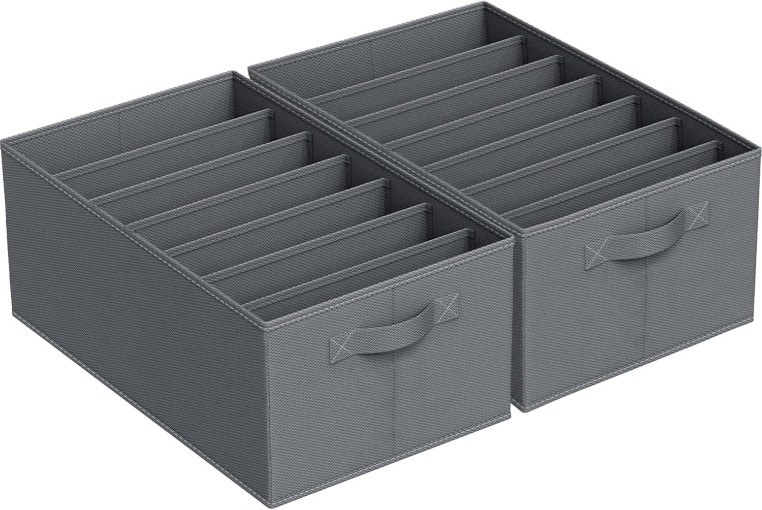 2 Foldable Clothes Organizer Closet Clothes Pants Storage Storage Boxes