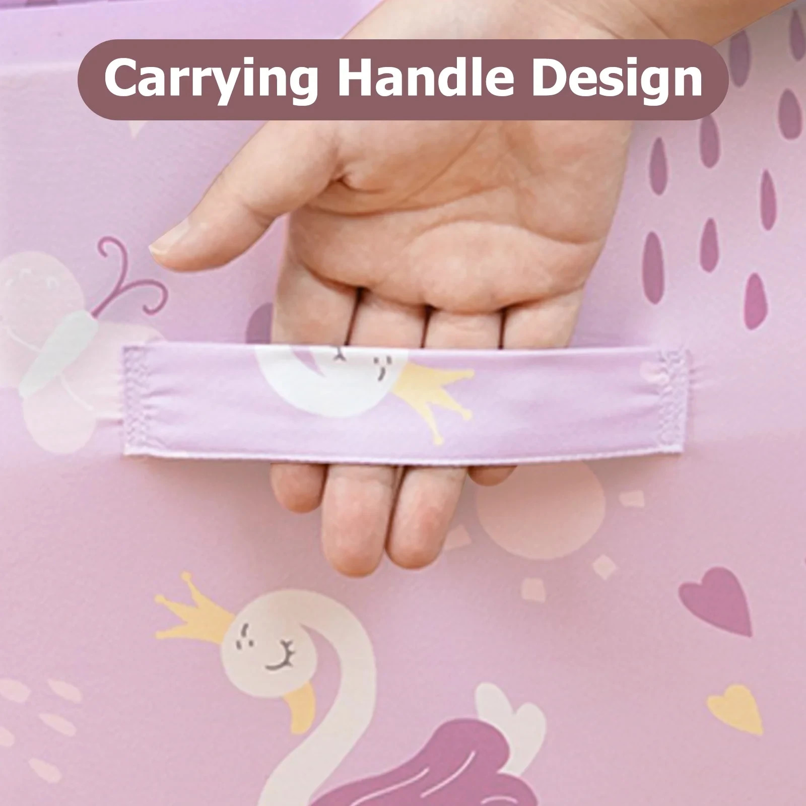 Toddler Sofa, 2-In-1 Unicorn Flip Open Toddler Couch, with Side Pocket, for Ages