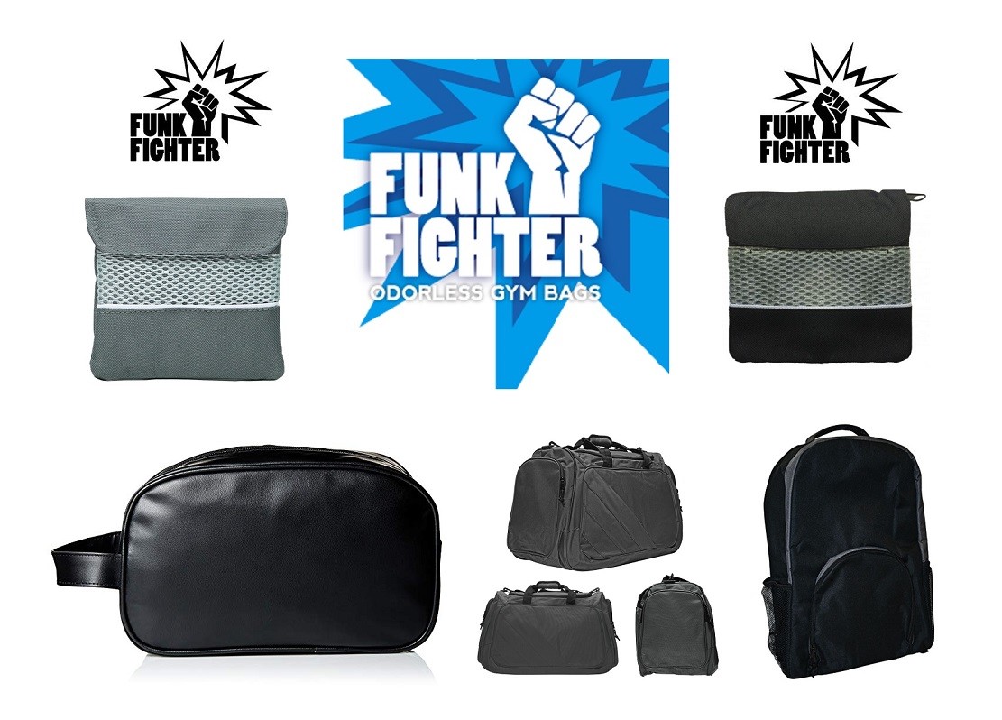 FUNK FIGHTER Complete Listing COMBO'S XL Gym Bag, Backpack, Travel, Pocket Bag