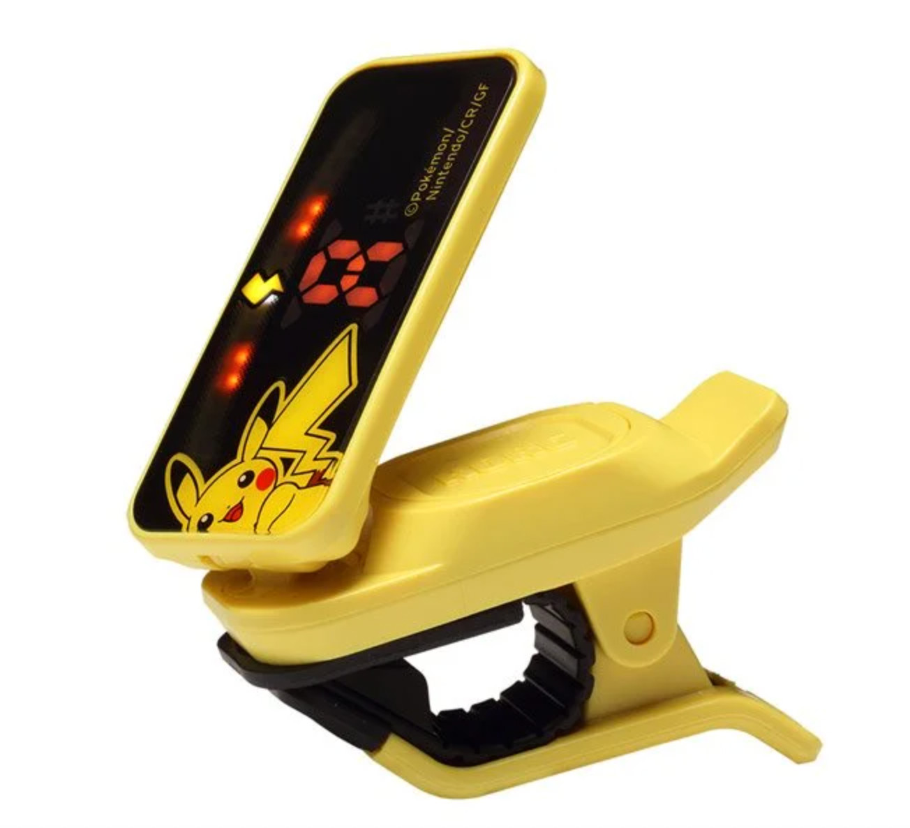 KORG Pitchclip 2+ P025 Pikachu Pokemon Edition Guitar Bass Clip-on Tuner JAPAN