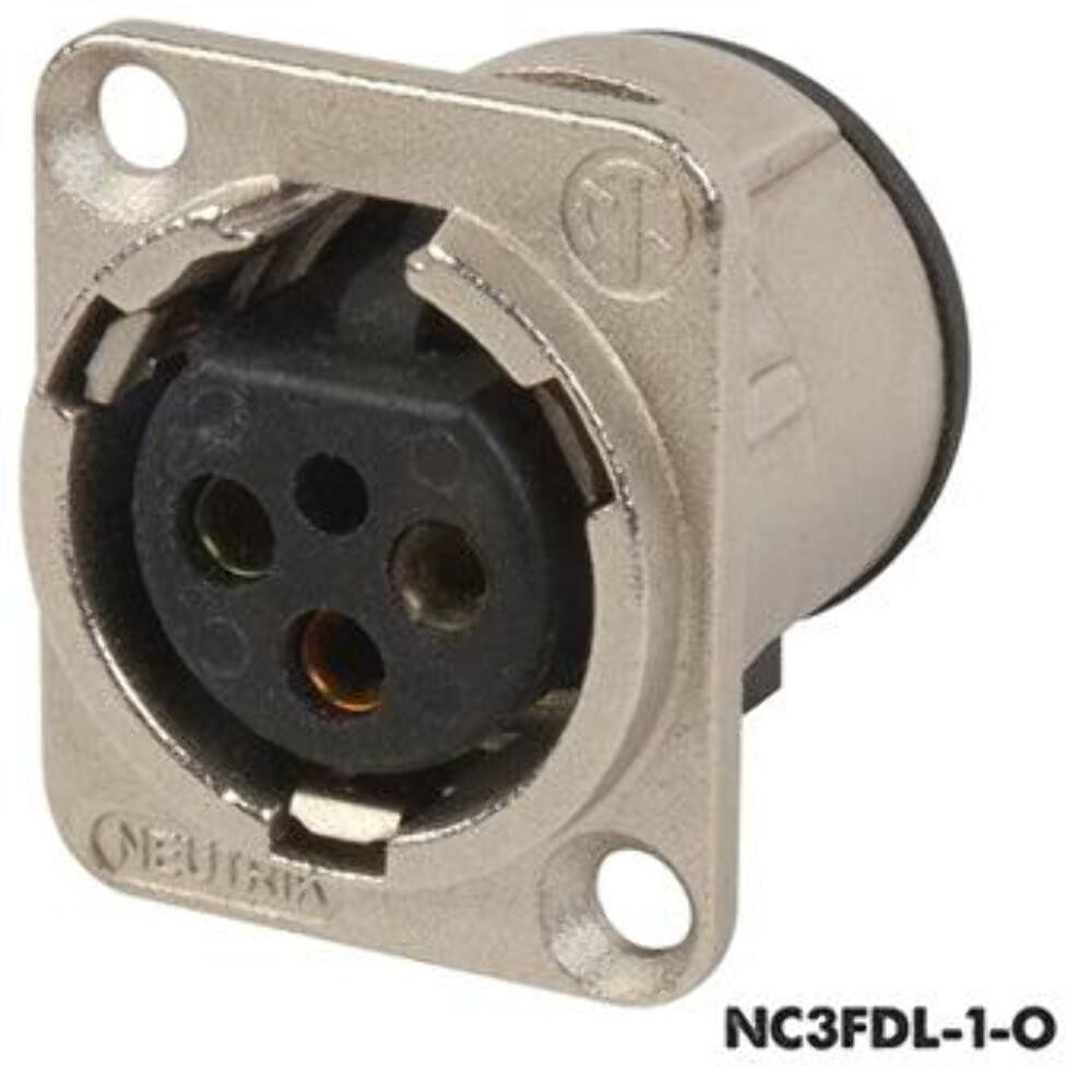 Rapco NC3FD L10 Neutrik Panel Mount