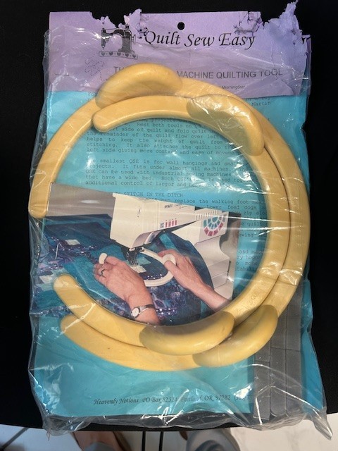 Quilt Sew Easy - Machine Quilting Tool - Large and Small Open box NEW item