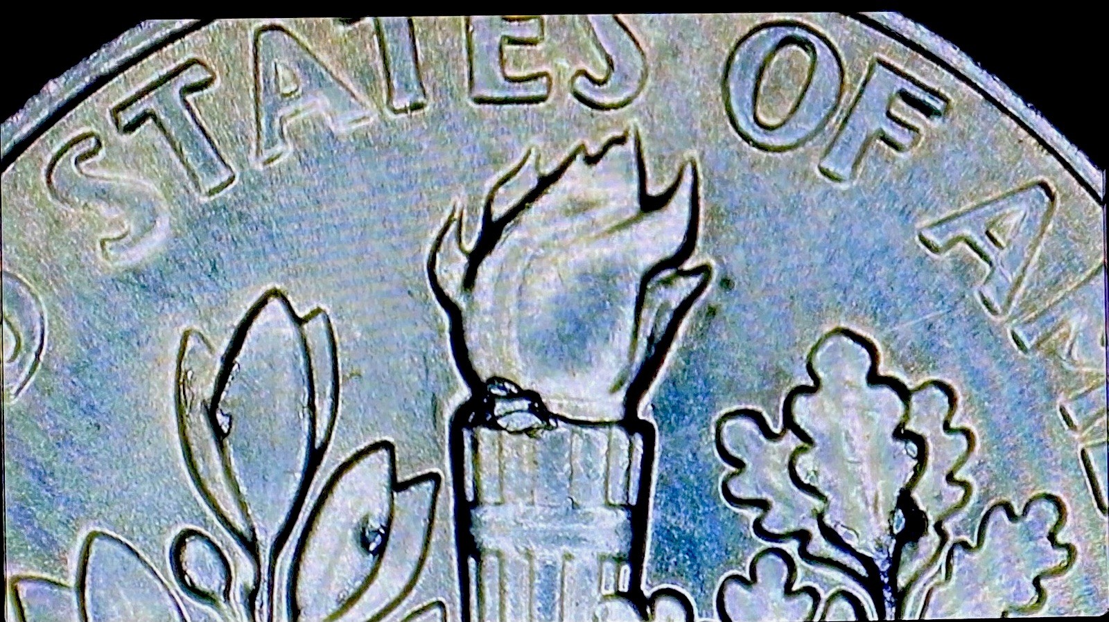 Lot Of (2 ) 2023 Dime Multiple Errors Die Chips And Die Cracks And Doubling