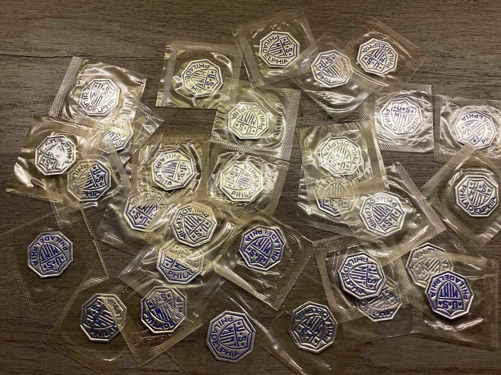 Lot of 31 Proof Sets Seals in Cello Packaged found in Proof Flat Packs 03032575e