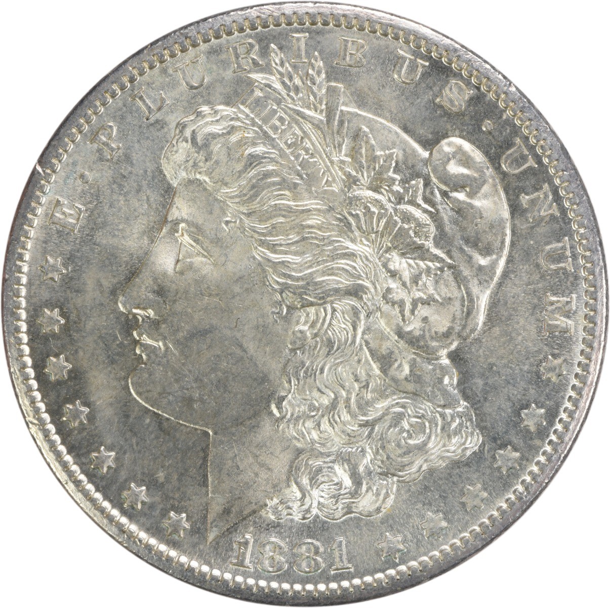 1881-S Morgan Silver Dollar BU Uncertified #208