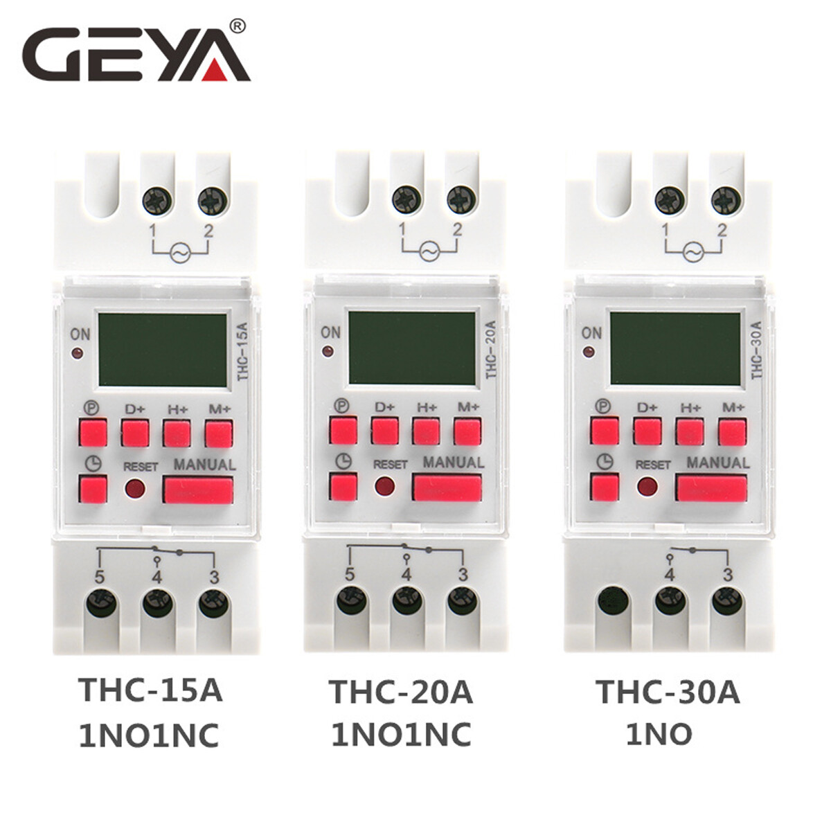Programmable Digital LCD Timer Weekly Time Electronic Switch 15A AC/DC 12-240V