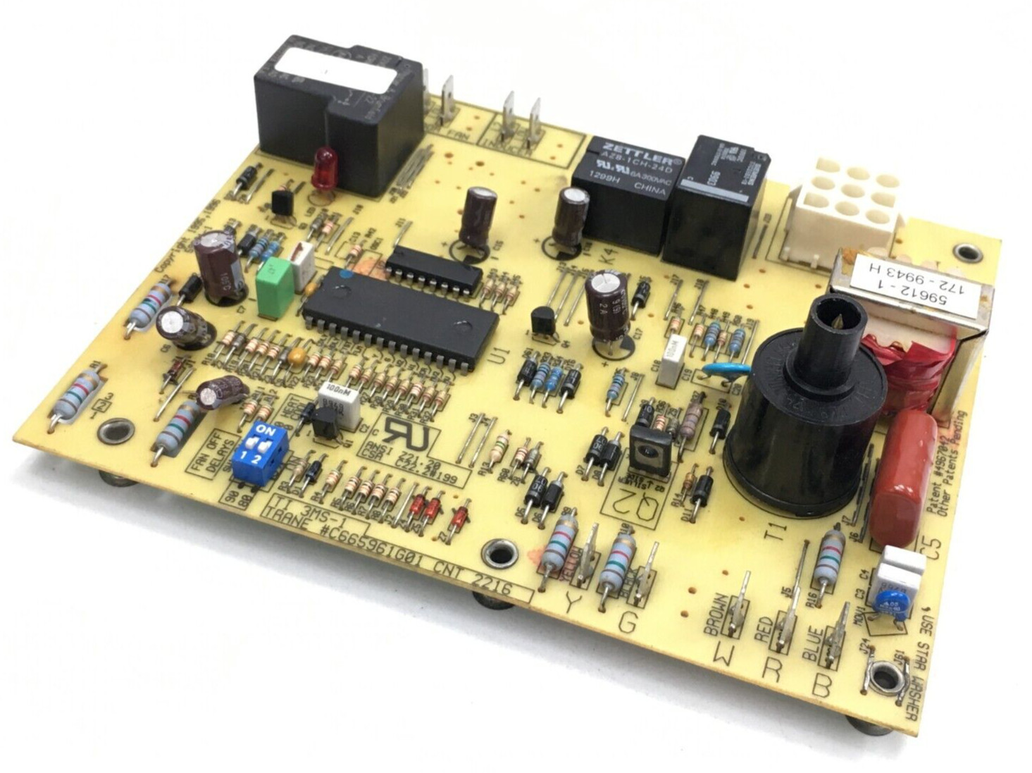 TRANE C665961G01 Control Circuit Board CNT2216 used #D82