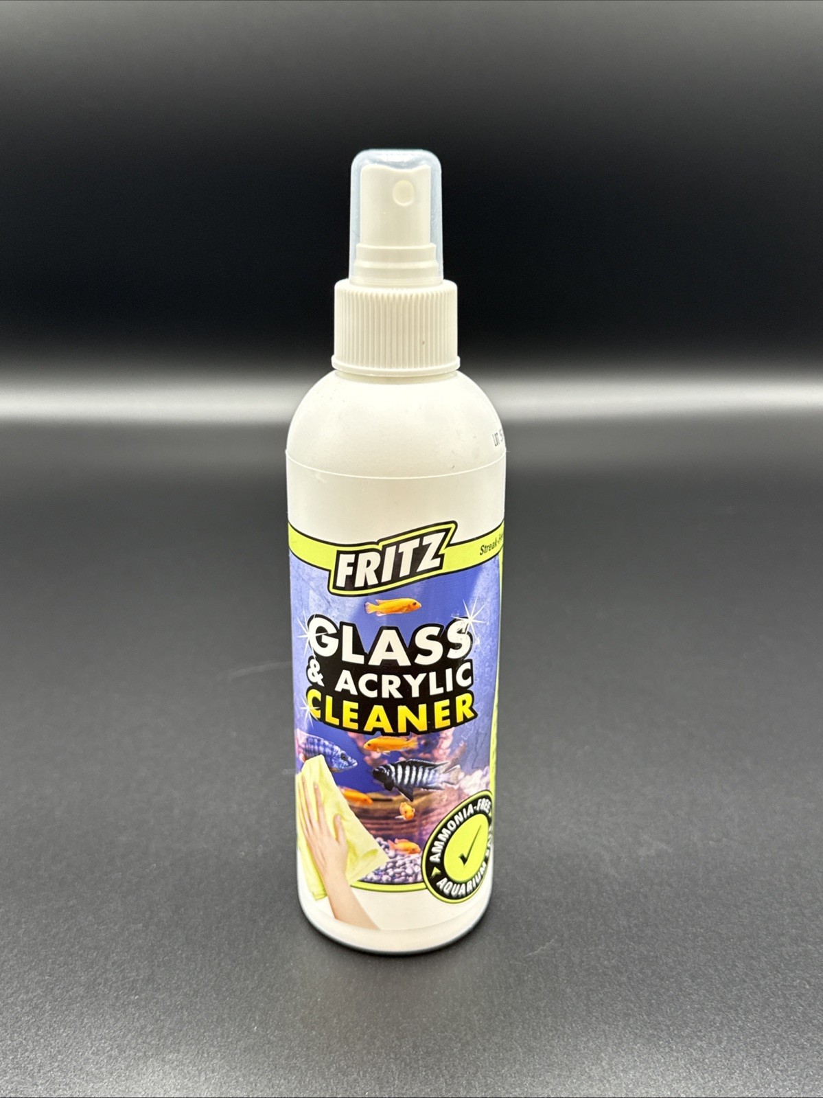 FRITZ AQUATICS - GLASS & ACRYLIC CLEANER (8 OZ)  AQUARIUMS