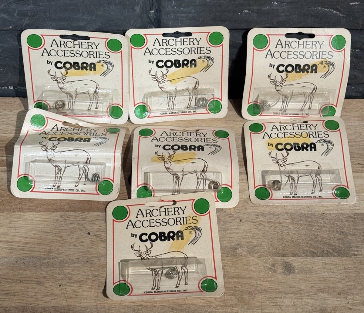 NEW OLD STOCK VINTAGE COBRA ARCHERY ACCESSORIES SPRINGS LOT OF 7
