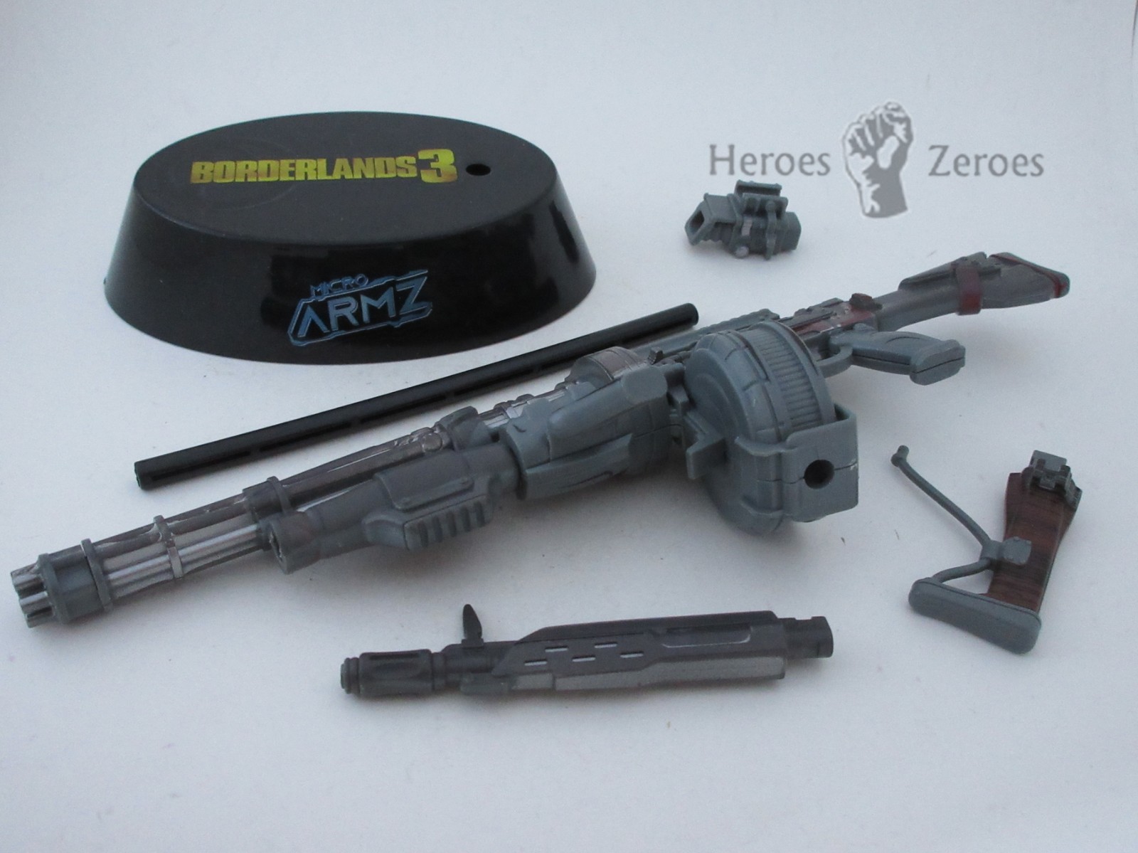 Borderlands 3 MicroArmz VLADOF AR RIFLE Replica Weapon Complete with Stand