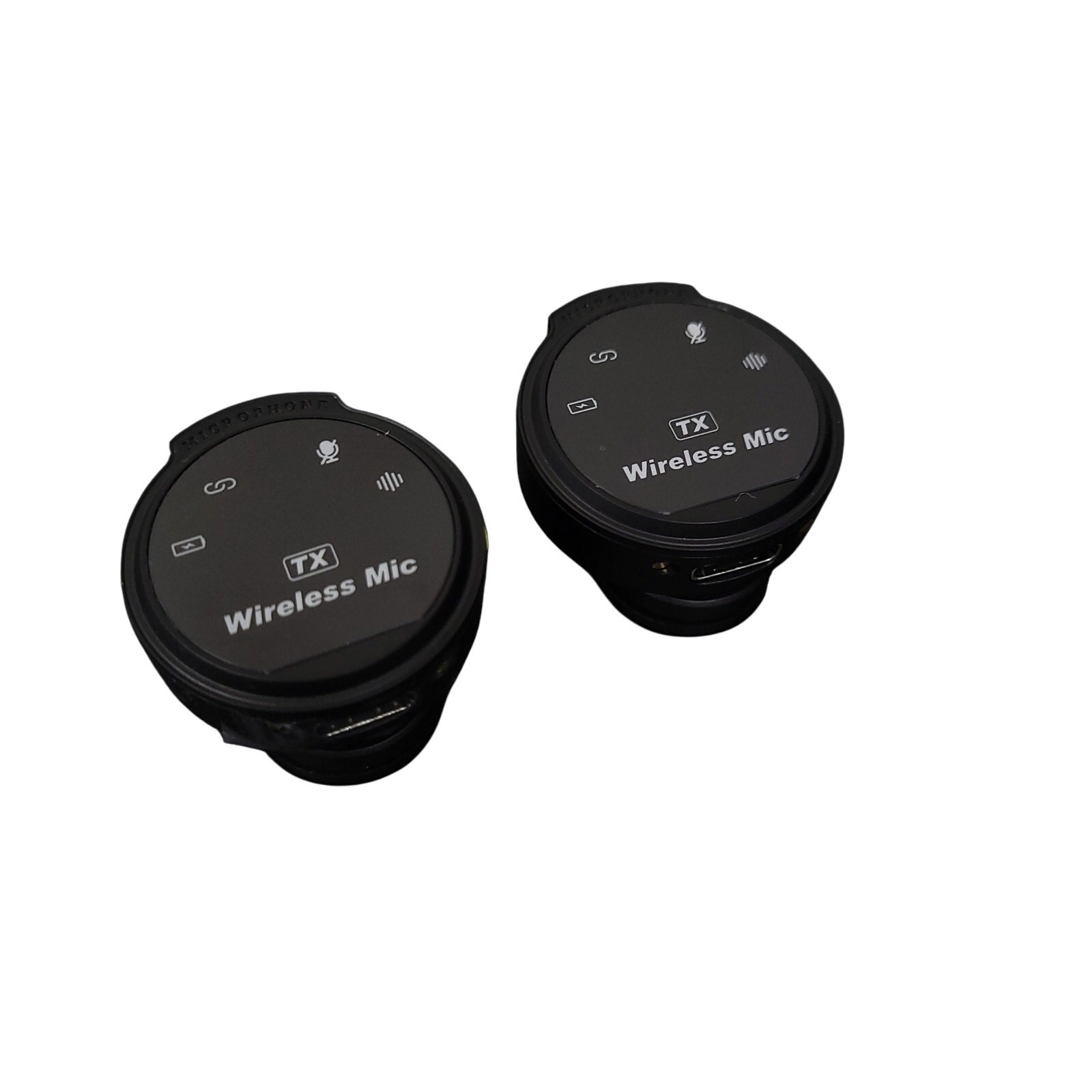 Professional Wireless Lavalier Microphones w/ Charging Case Missing Receiver
