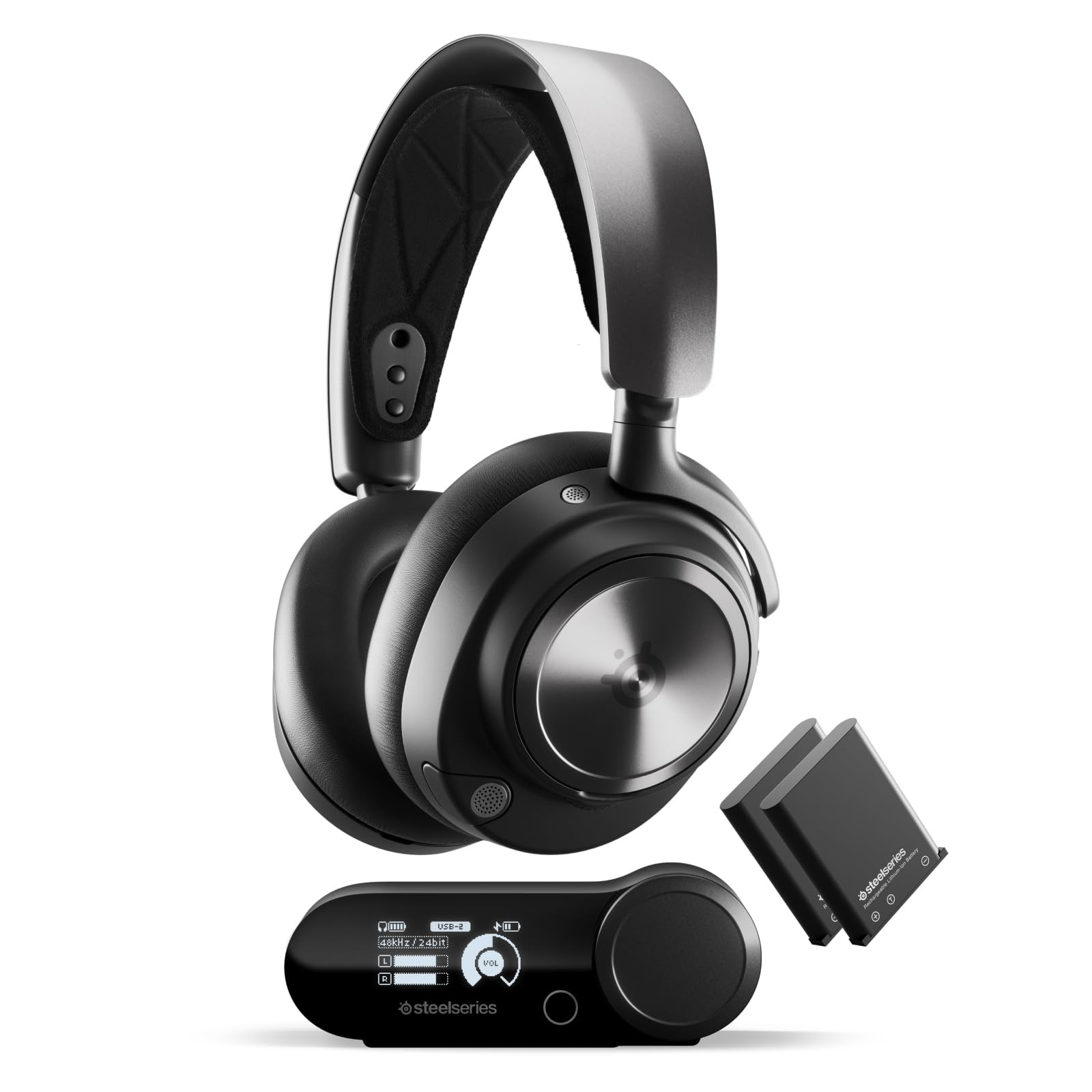 SteelSeries Arctis Nova Pro Wireless Multi-System Gaming Headset for PC, PS5,