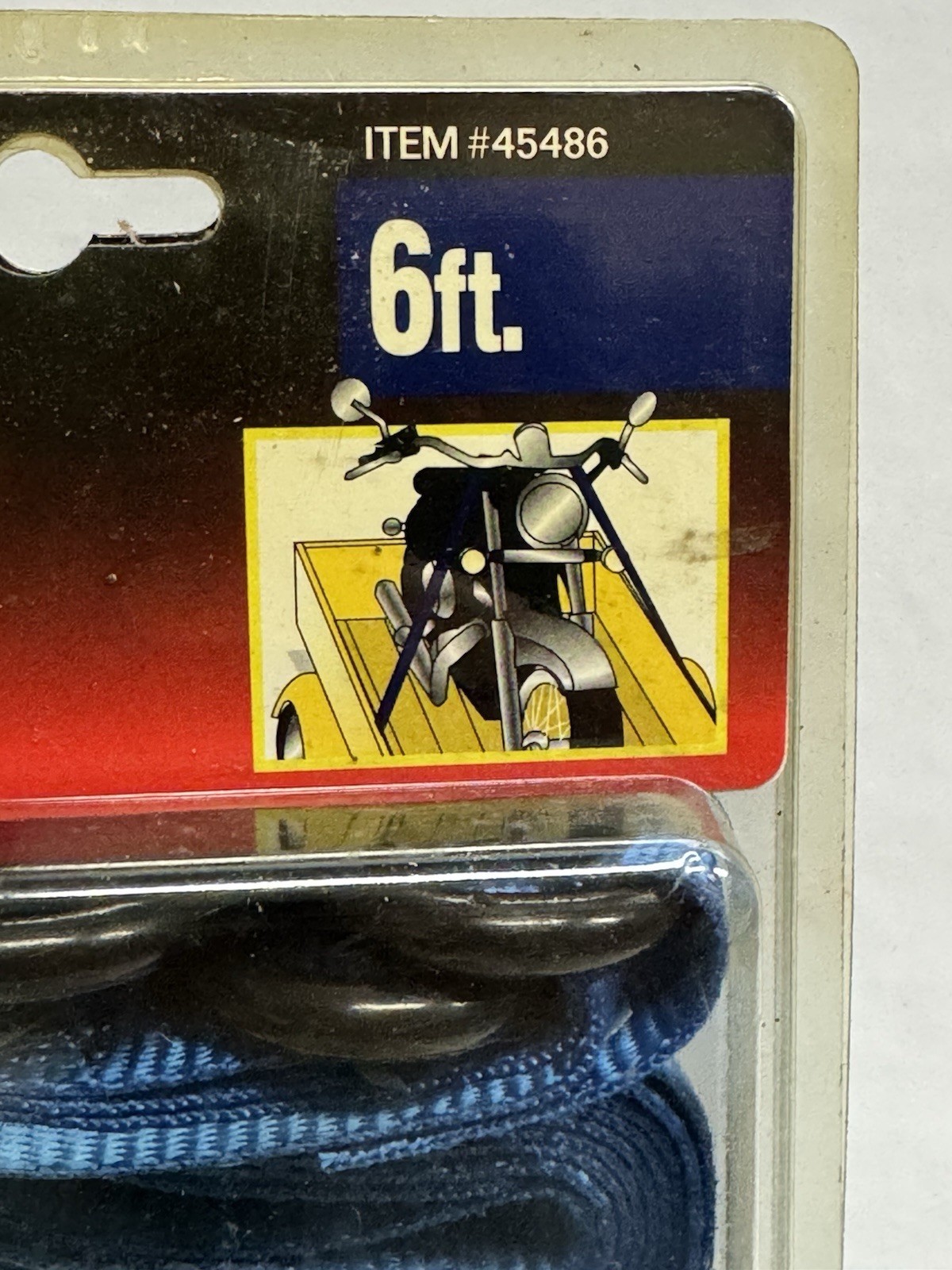 Task Force 2Pack Light Duty Motorcycle Tie-down Straps 6ft 400lb 1200lb Capacity