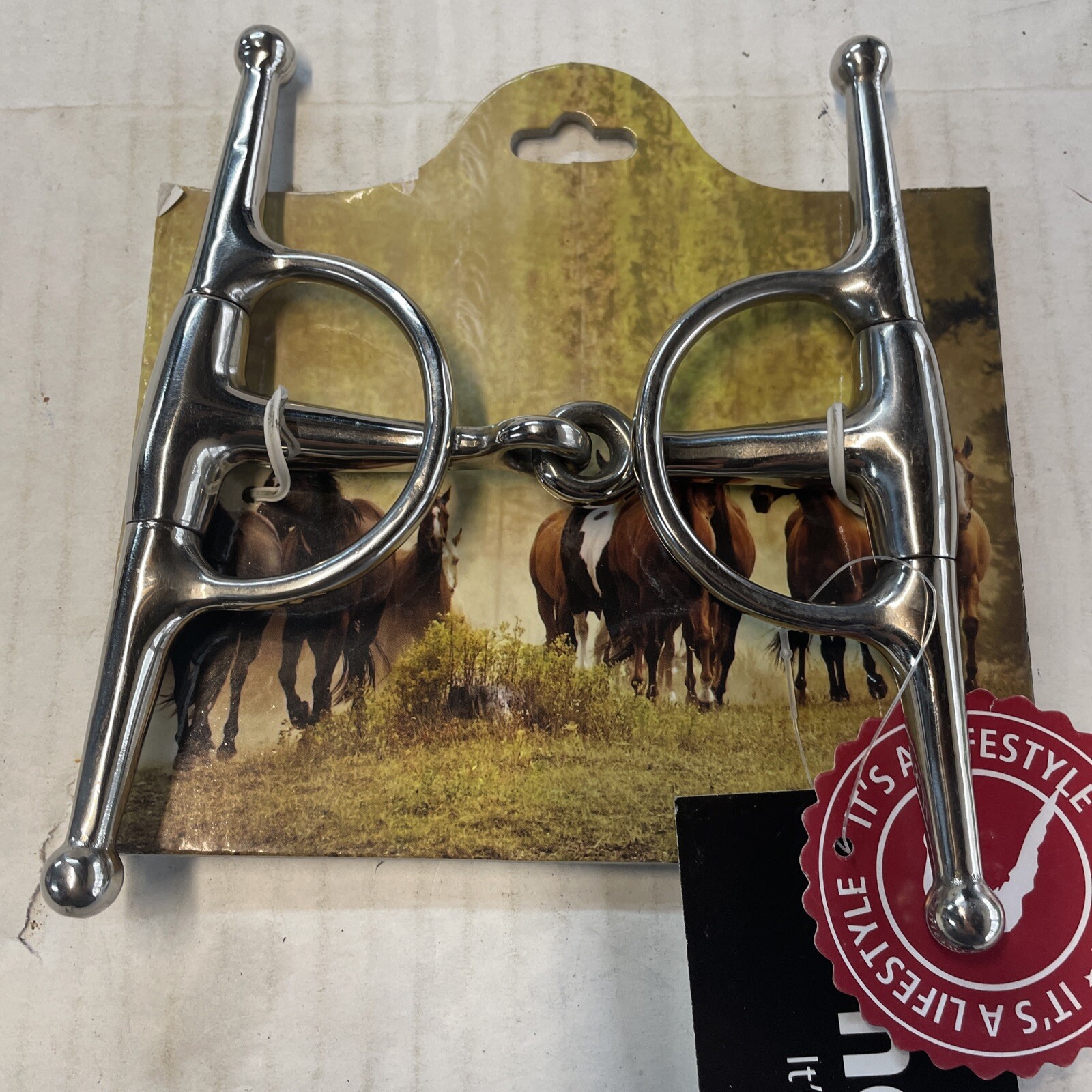 Horze Full Cheek Eggbutt Snaffle Bit.Brand New. 657