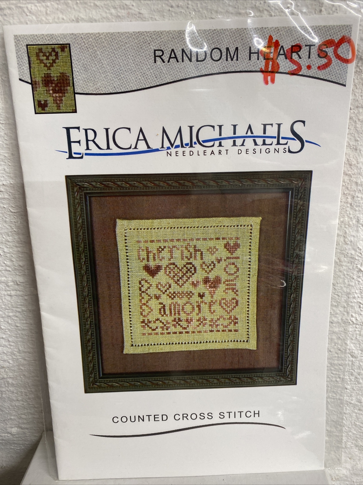Erica Michaels Random Hearts Chart NIP