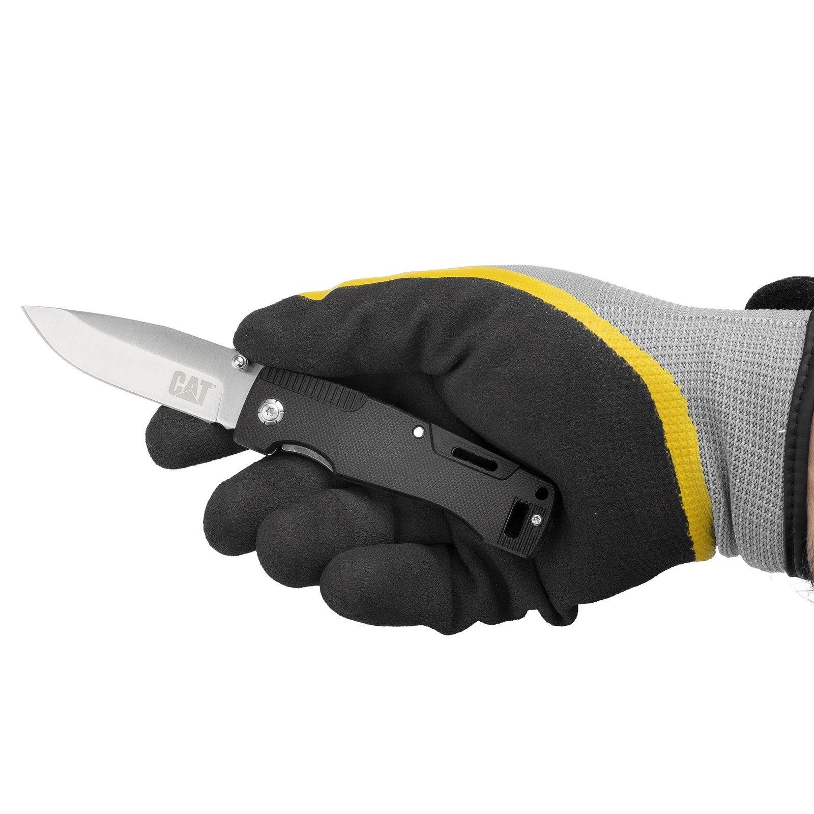 Cat 6-1/2 Inch Drop Point Folding Knife - 980000