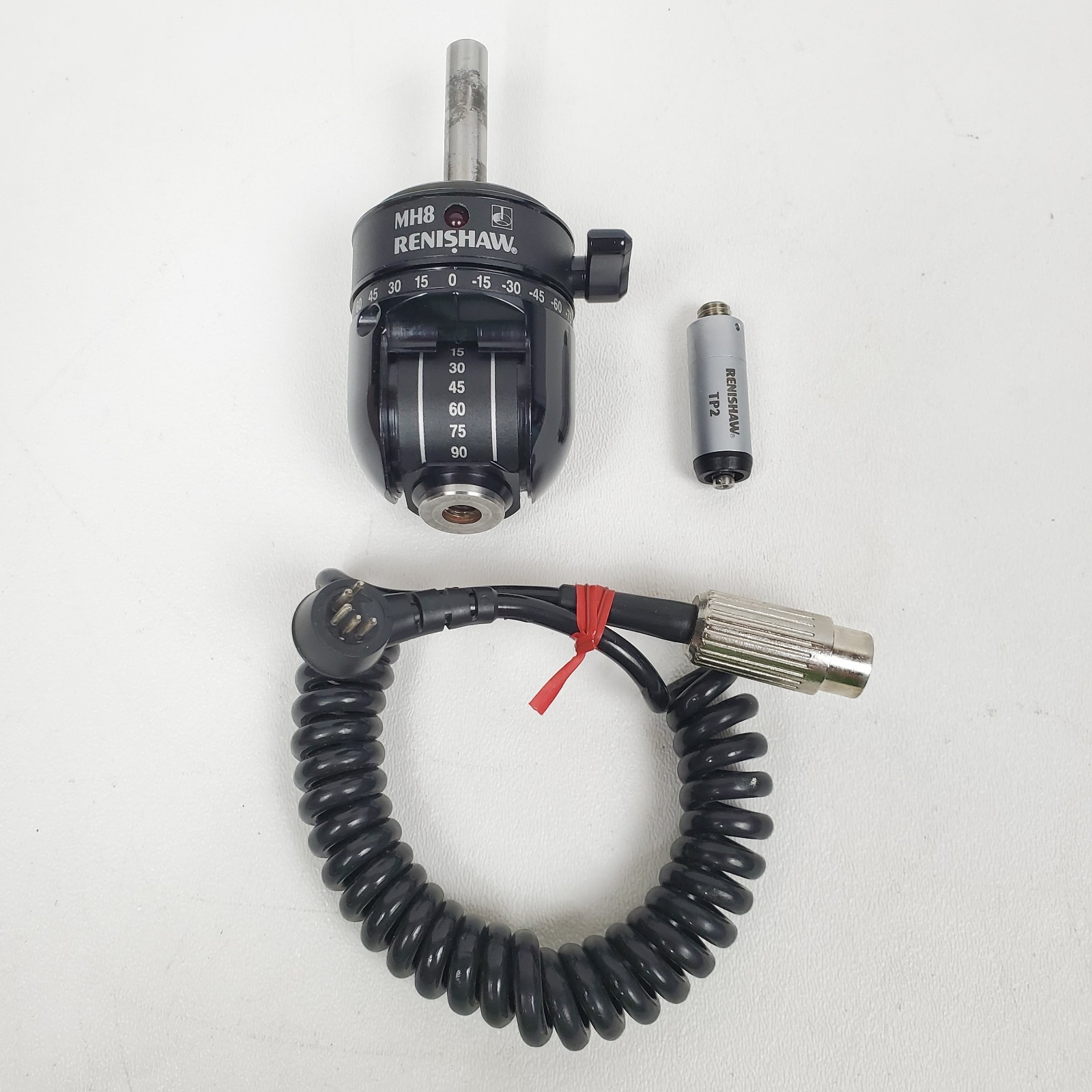 Renishaw MH8 CMM Manual Indexible Probe Head w/ TP2 Touch Probe and Connector