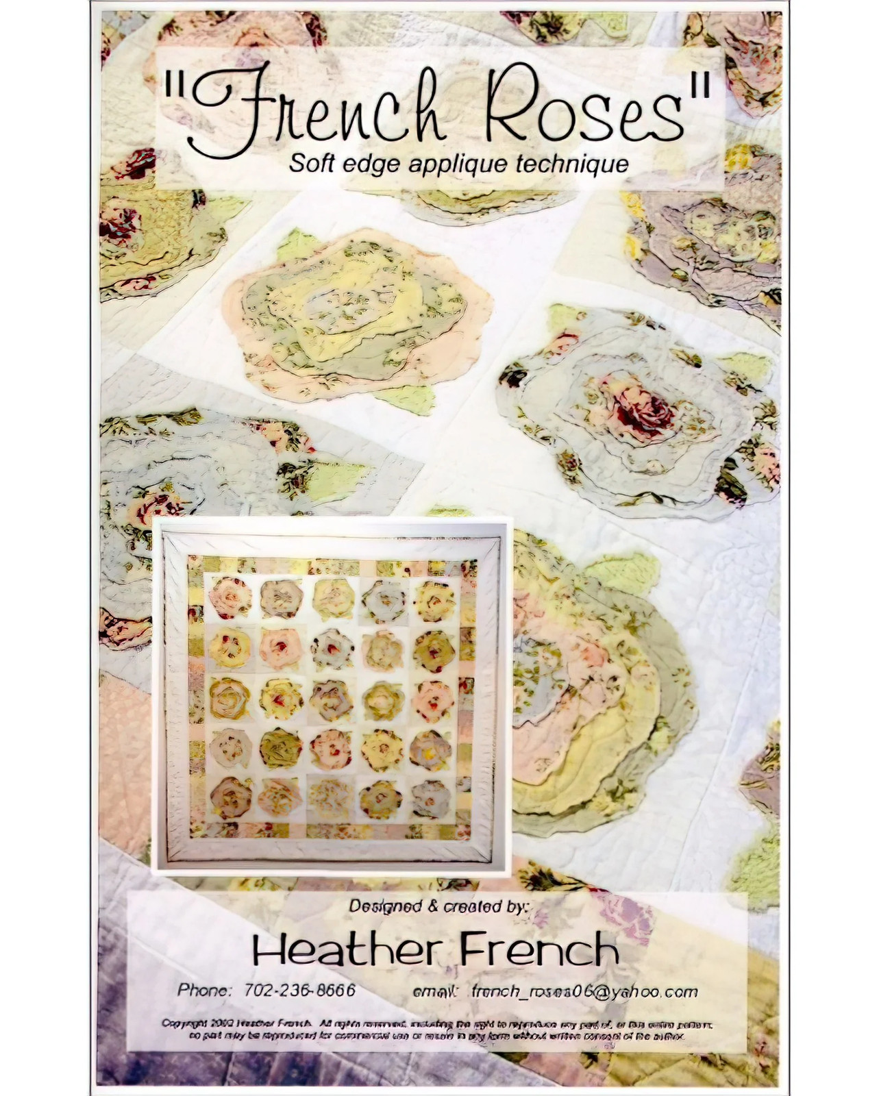 French Roses Quilt Pattern by Heather French