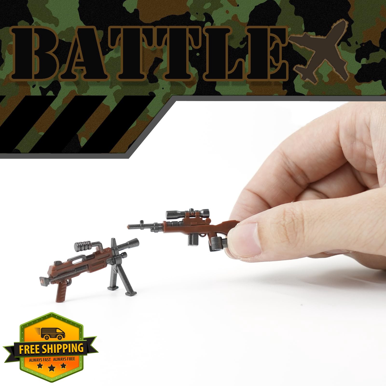 Pamvava Army Weapons Pack Brown