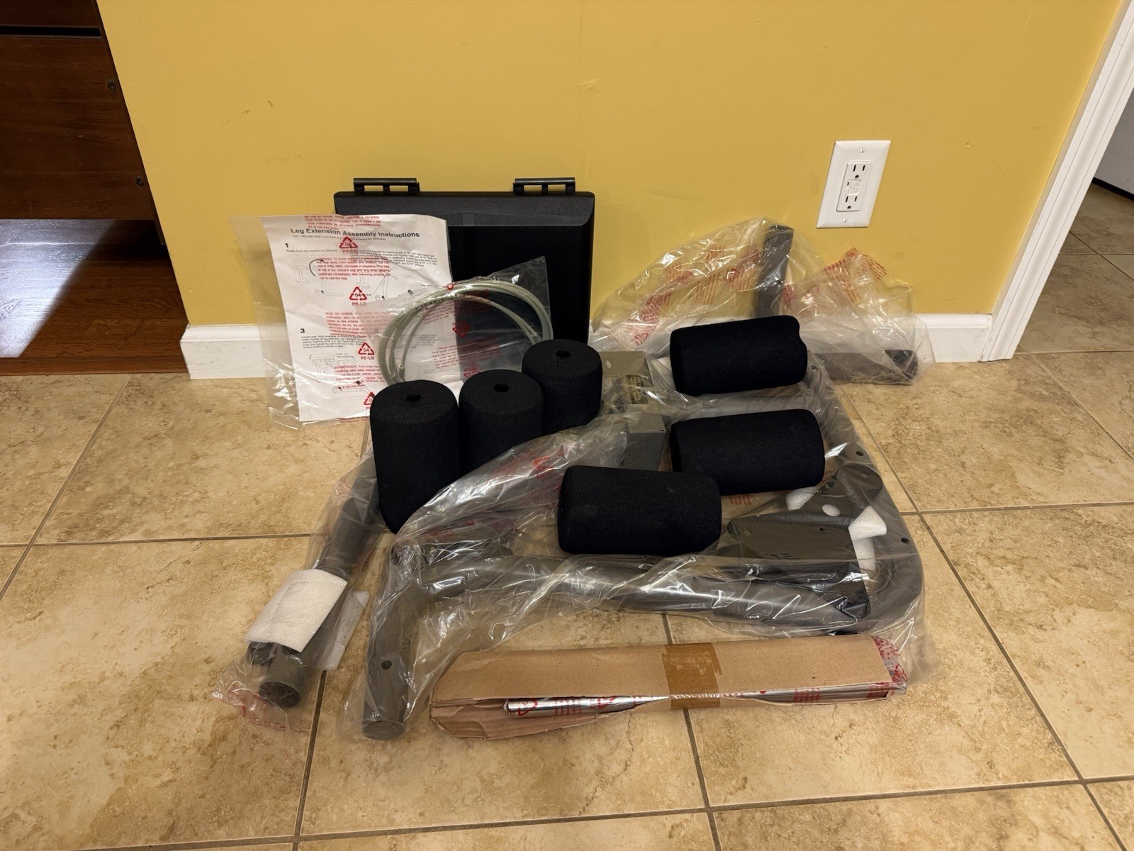 New Open Box Bowflex Power Pro XTL Leg Extension Attachment Complete OEM