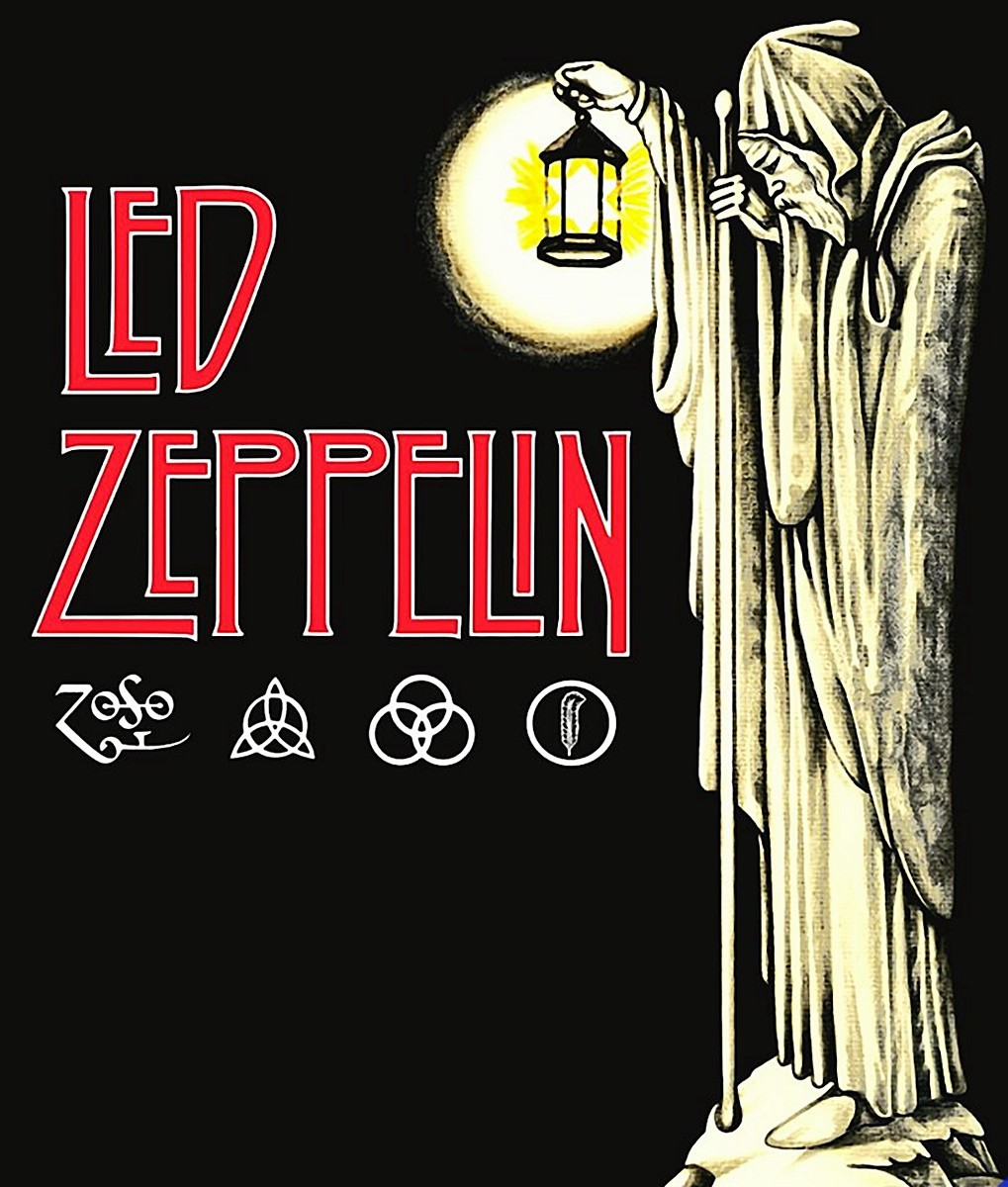 TASK FORCE DOOMER 'THE HERMIT' TAROT PATCH LED ZEPPELIN IV