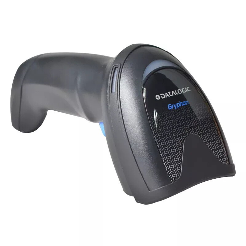 New Gryphon GD4590-BK-B 1D 2D Handheld Barcode Scanner Reader With Base 1 SET