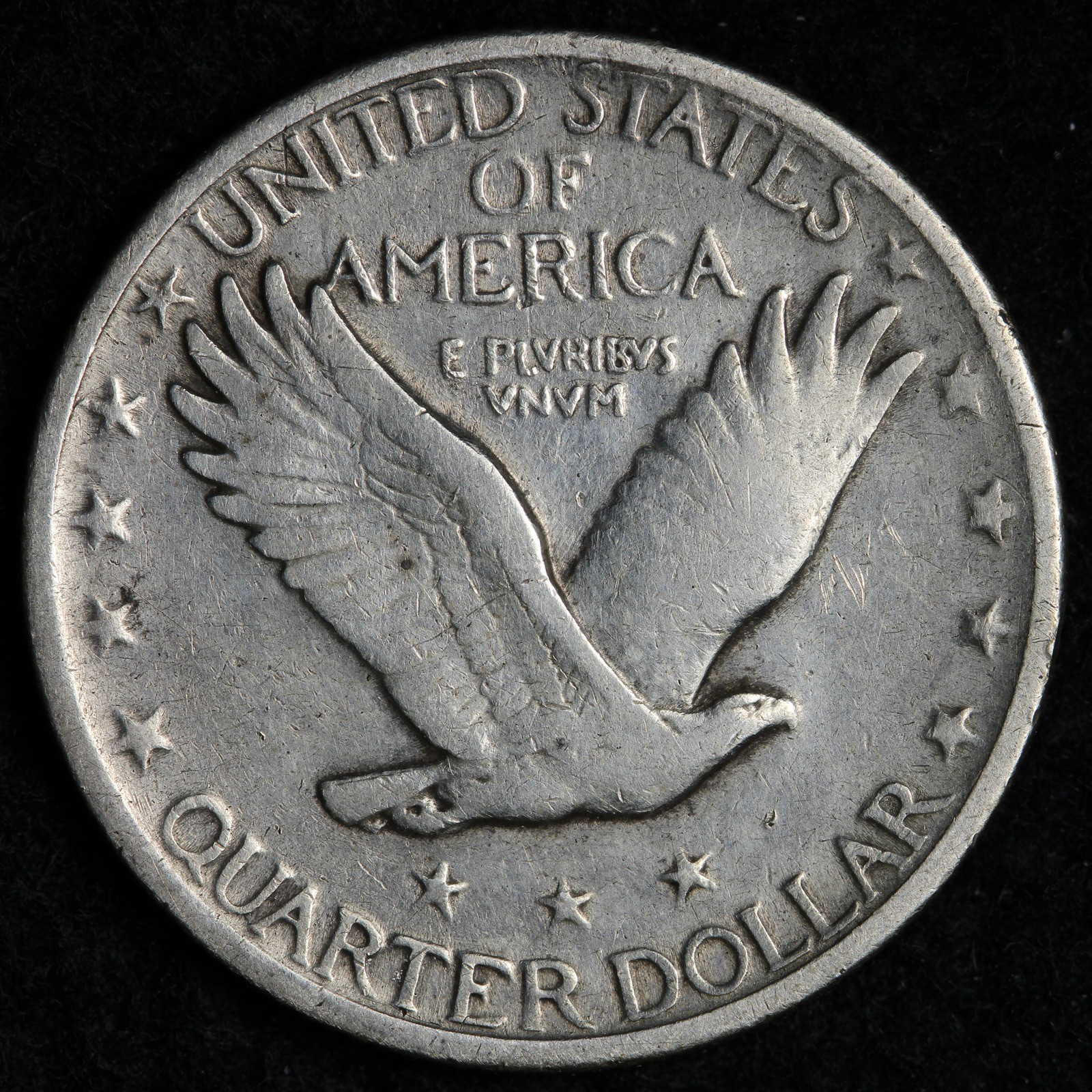 1919 Standing Liberty Silver Quarter FINE E338 TRHK