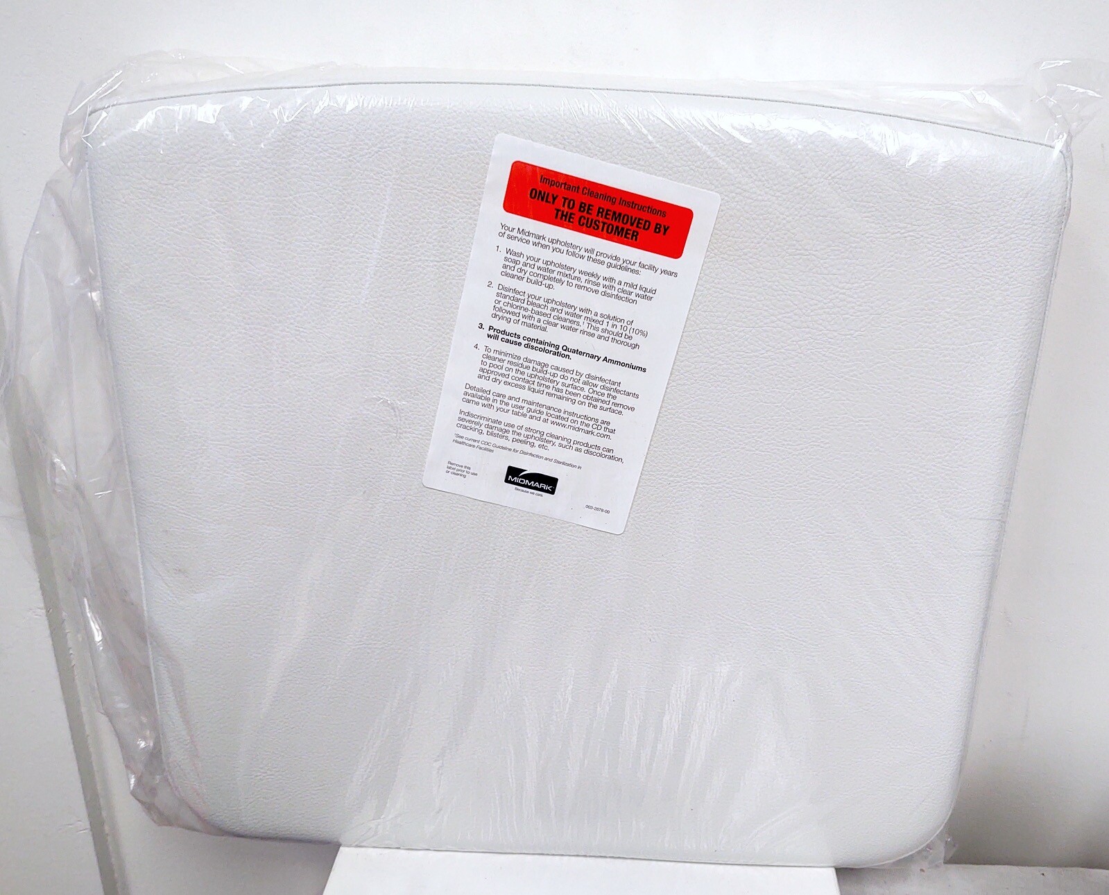 Midmark Ritter 002-10495-999 Premium Ultra Thick Footrest Pad 224 225 626 Table