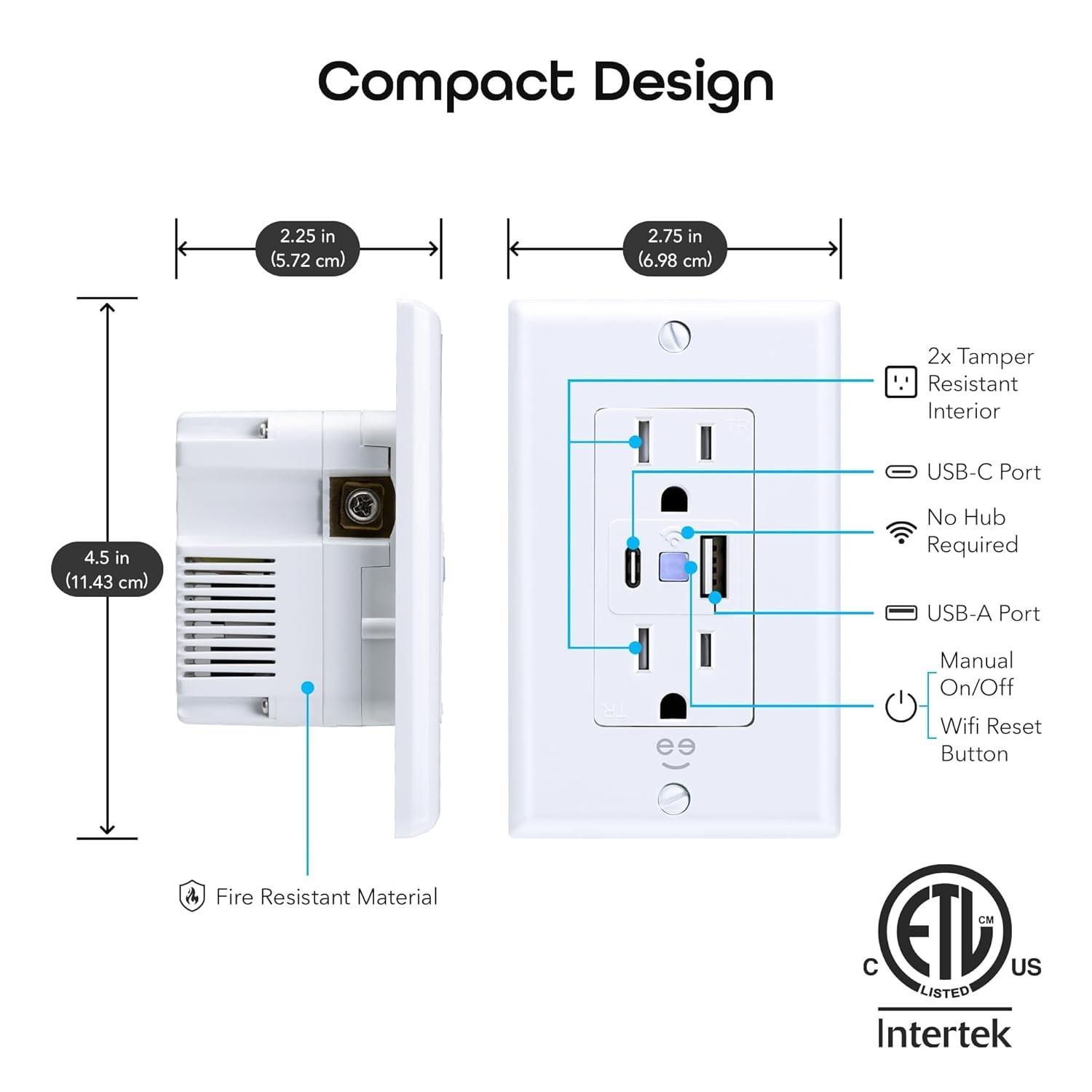 Smart Outlet with Overload Protection & Voice Control - Embed Automation Today!