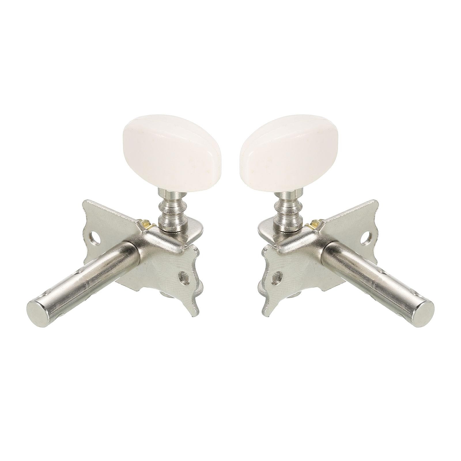 Classical Guitar String Tuning Pegs Tuners Single Hole 3L 3R, 6pcs, Beige