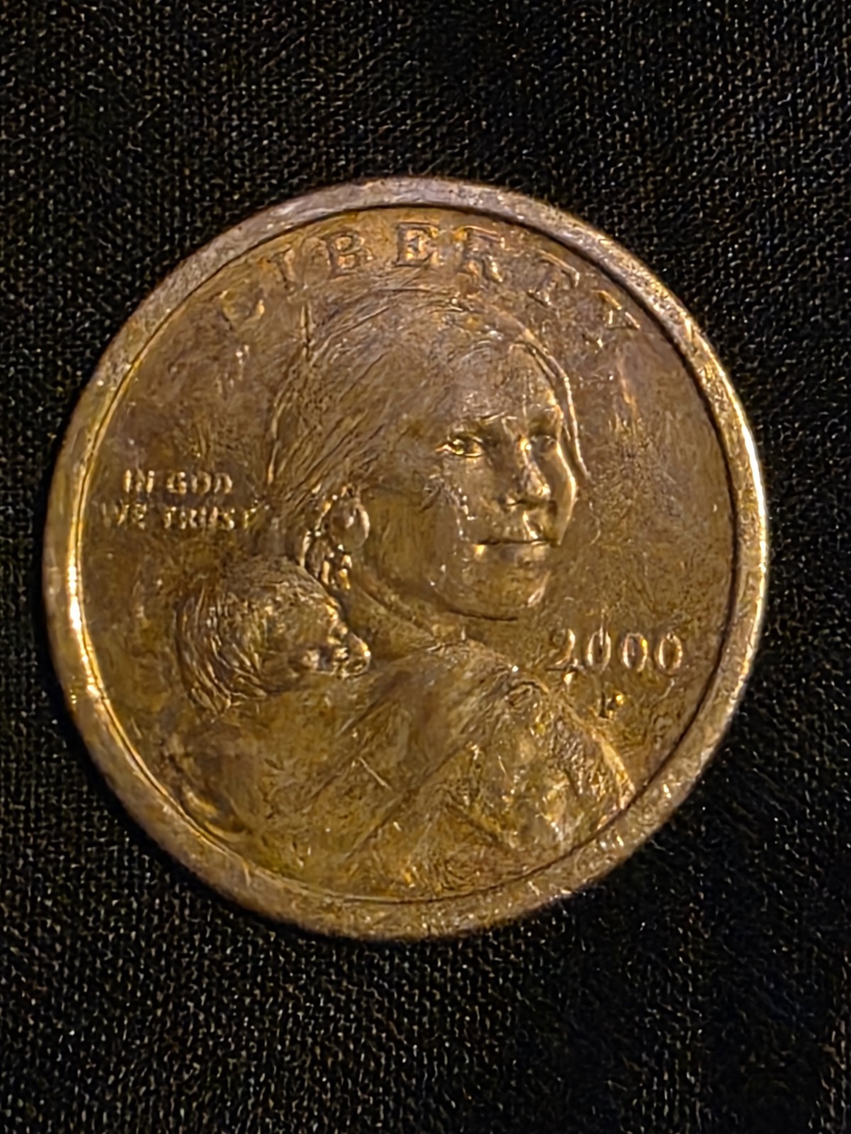 2000 P Sacagawea Dollar Wounded Eagle