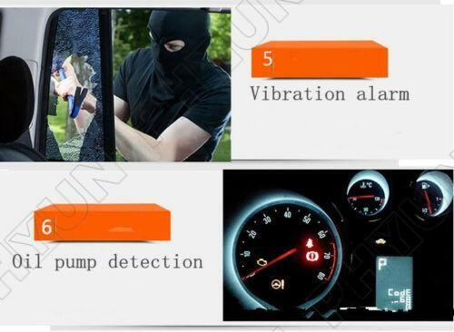 Car SUV One Key Remote Start System Ignition Engine Start Button Vibration Alarm