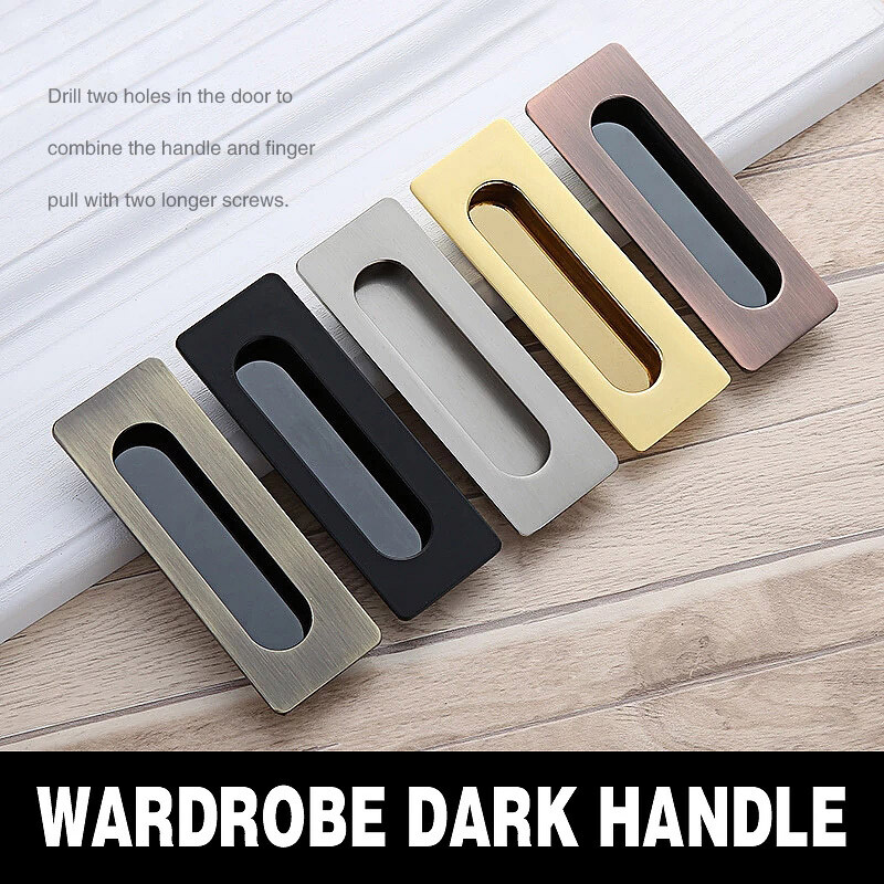 Sliding Door Flush Insert Pulls Knobs Recessed Flush Door With Screws