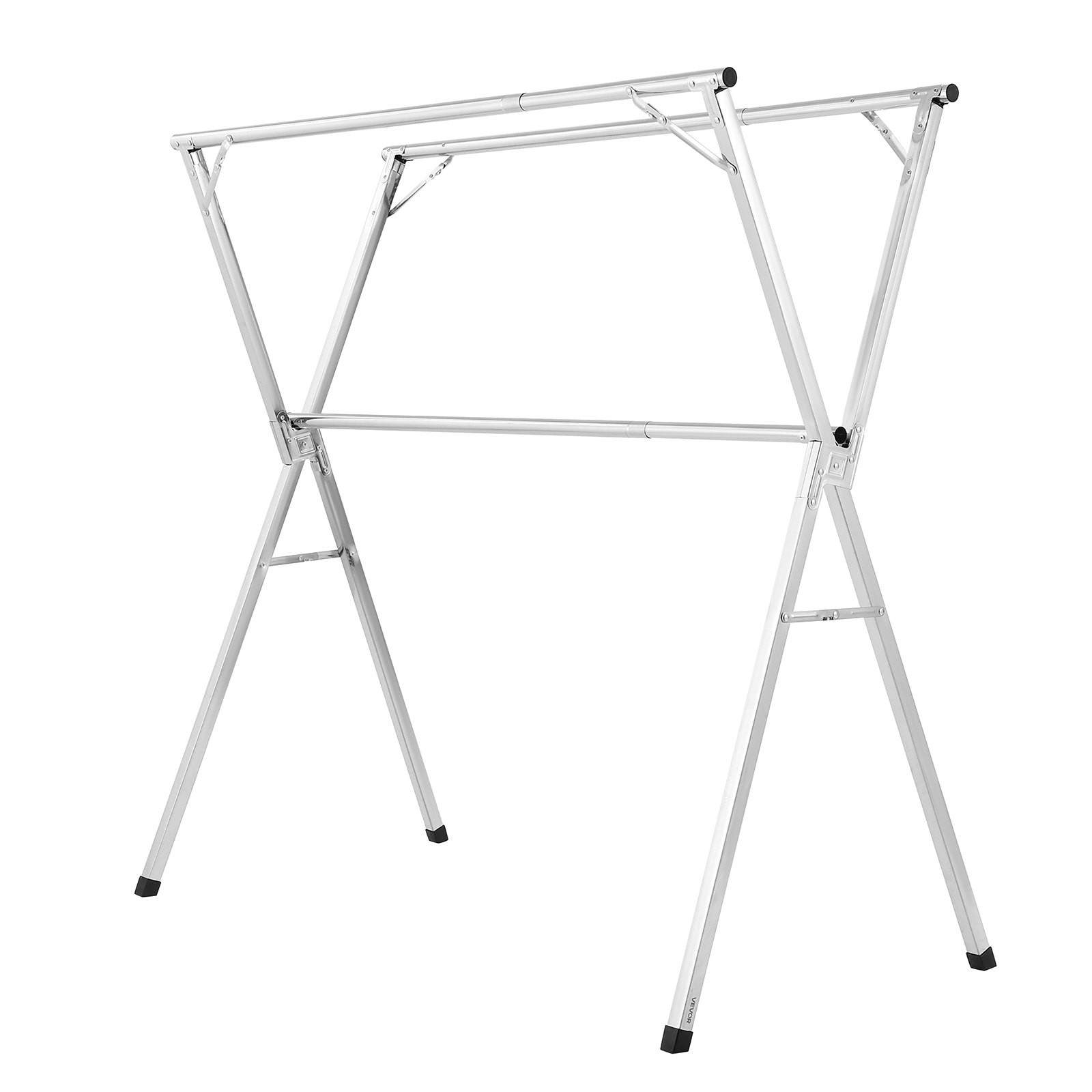 Clothes Drying Rack;2-Tier Telescopic Laundry Dryer Rack;Stainless Steel Drying