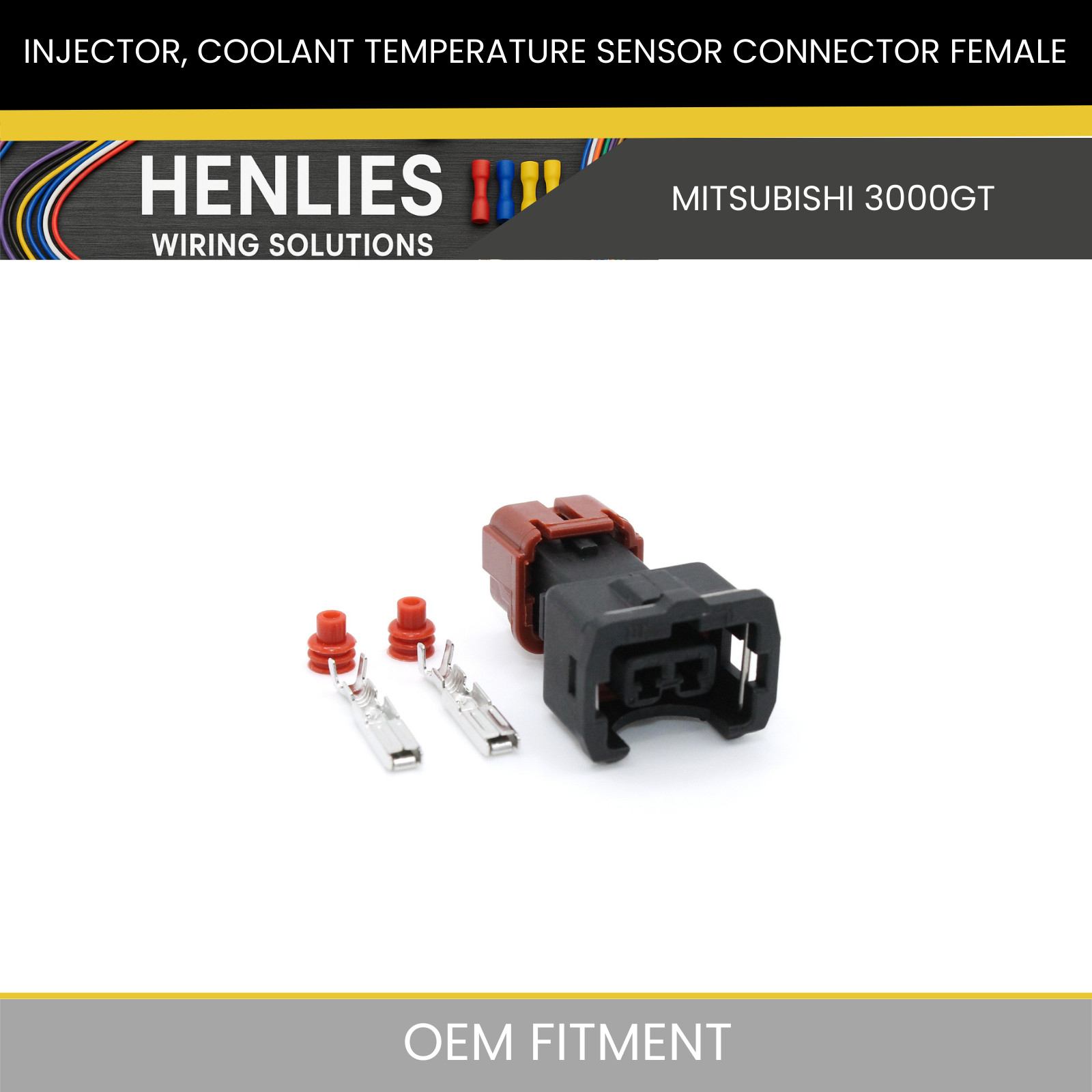 Mitsubishi 3000GT - Injector, Coolant Temperature Sensor Connector Female