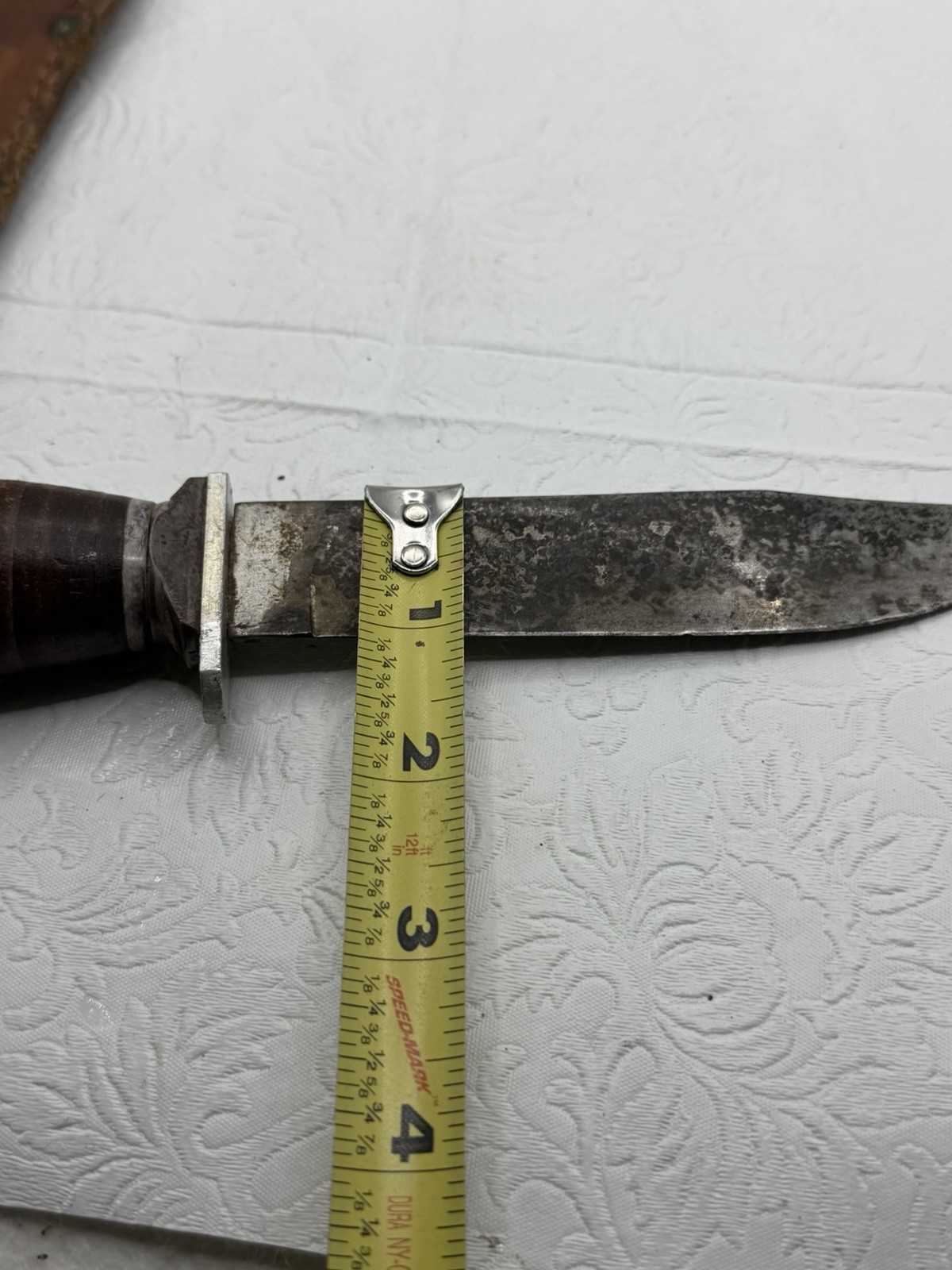 SCHRADE Walden H-15 Handle Fixed Blade Hunting Camping Knife Knives & Sheath