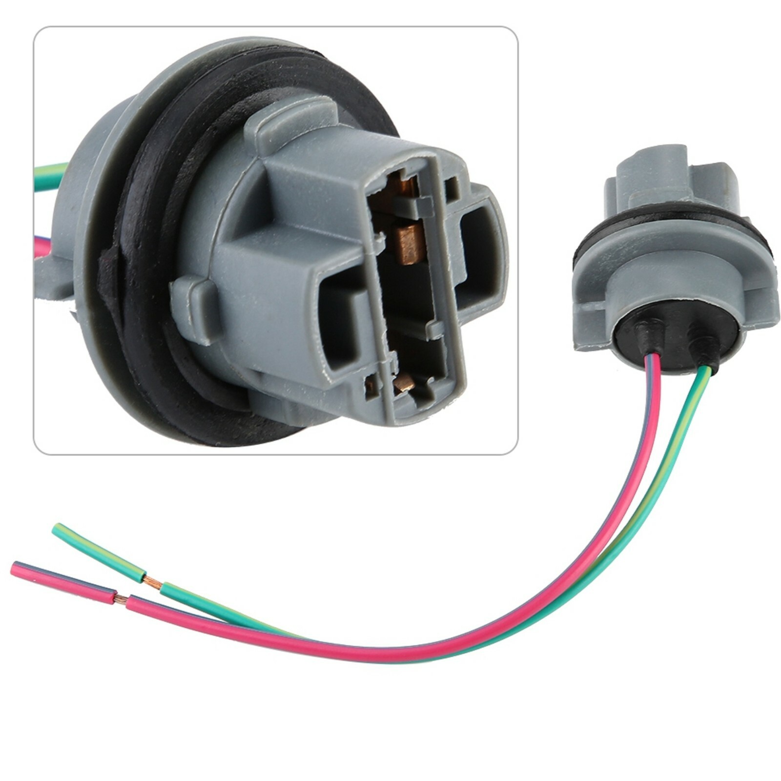 Universal Pigtail Wire Female Socket 7440 Two Harness Stop Brake Tail Replace