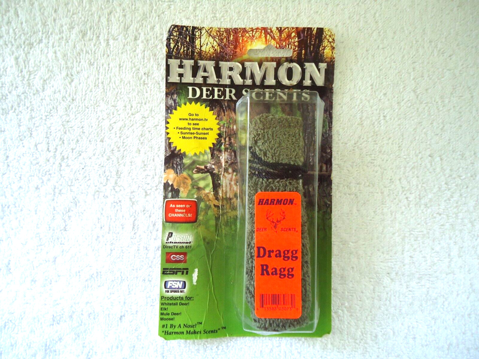 " NIP " Harmon Deer Scents Dragg Ragg " GREAT ITEM FOR ANY DEER HUNTER "