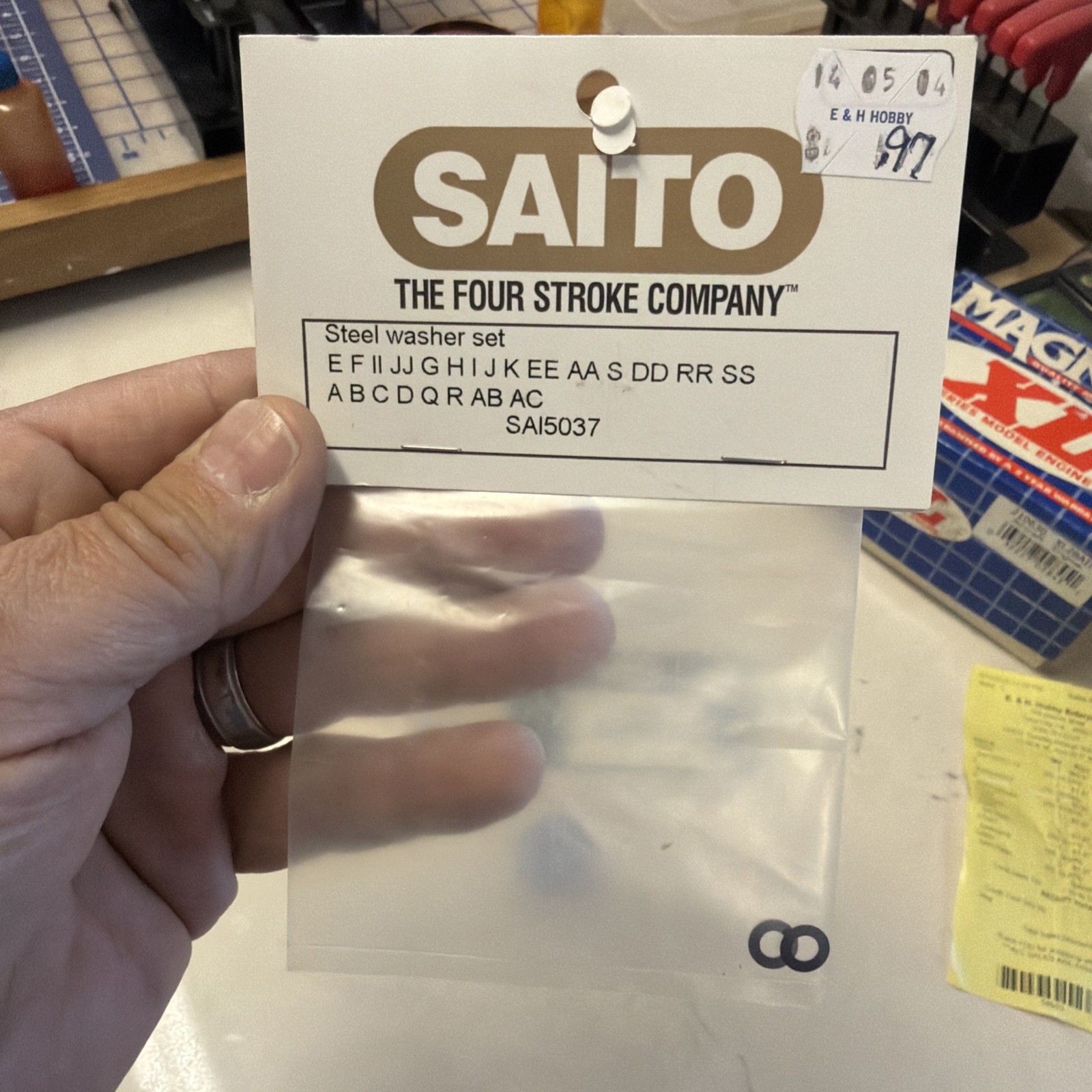 Saito Steel Washer Set E F II JJ G H I J K EE AA S DD RR SS A B C D Q R AB AC