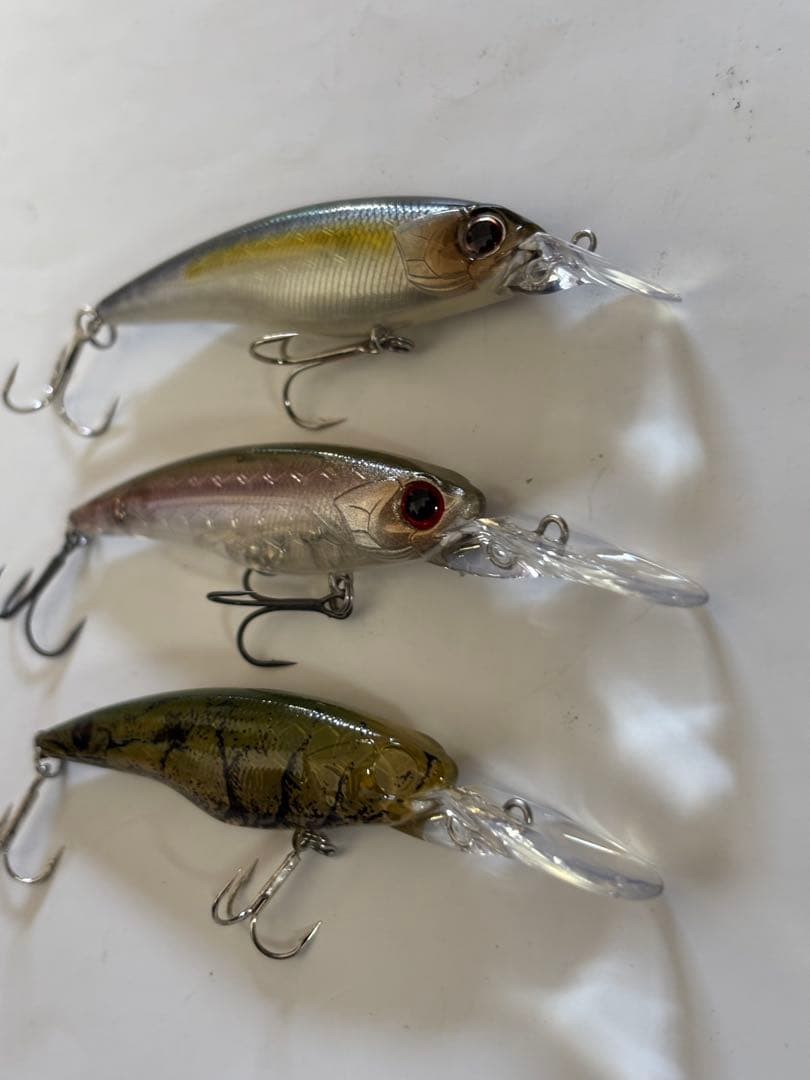 O.S.P Set High Cut SP High Cut DR F High Cut SR SF shads Scratched Fishing Lure