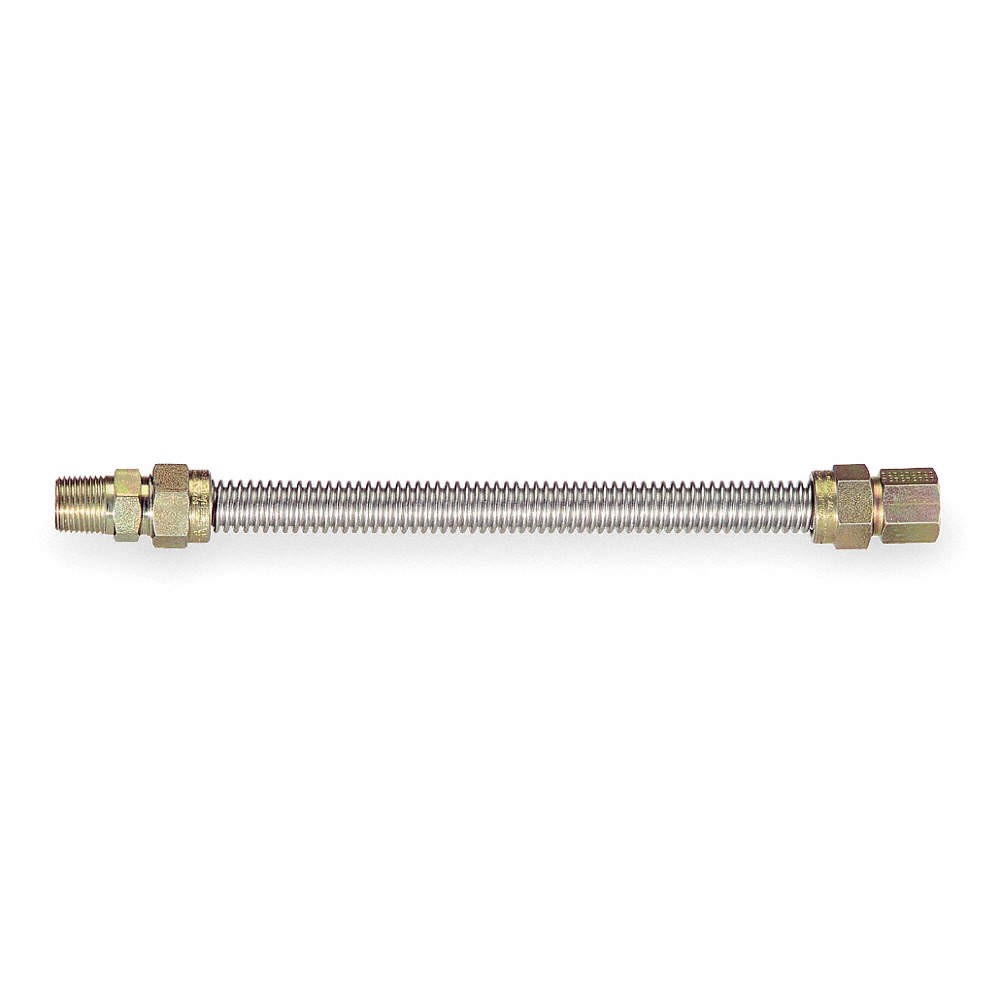 DORMONT 20-3132-18 Gas Connector,3/8" ID x 18" L 1PX45