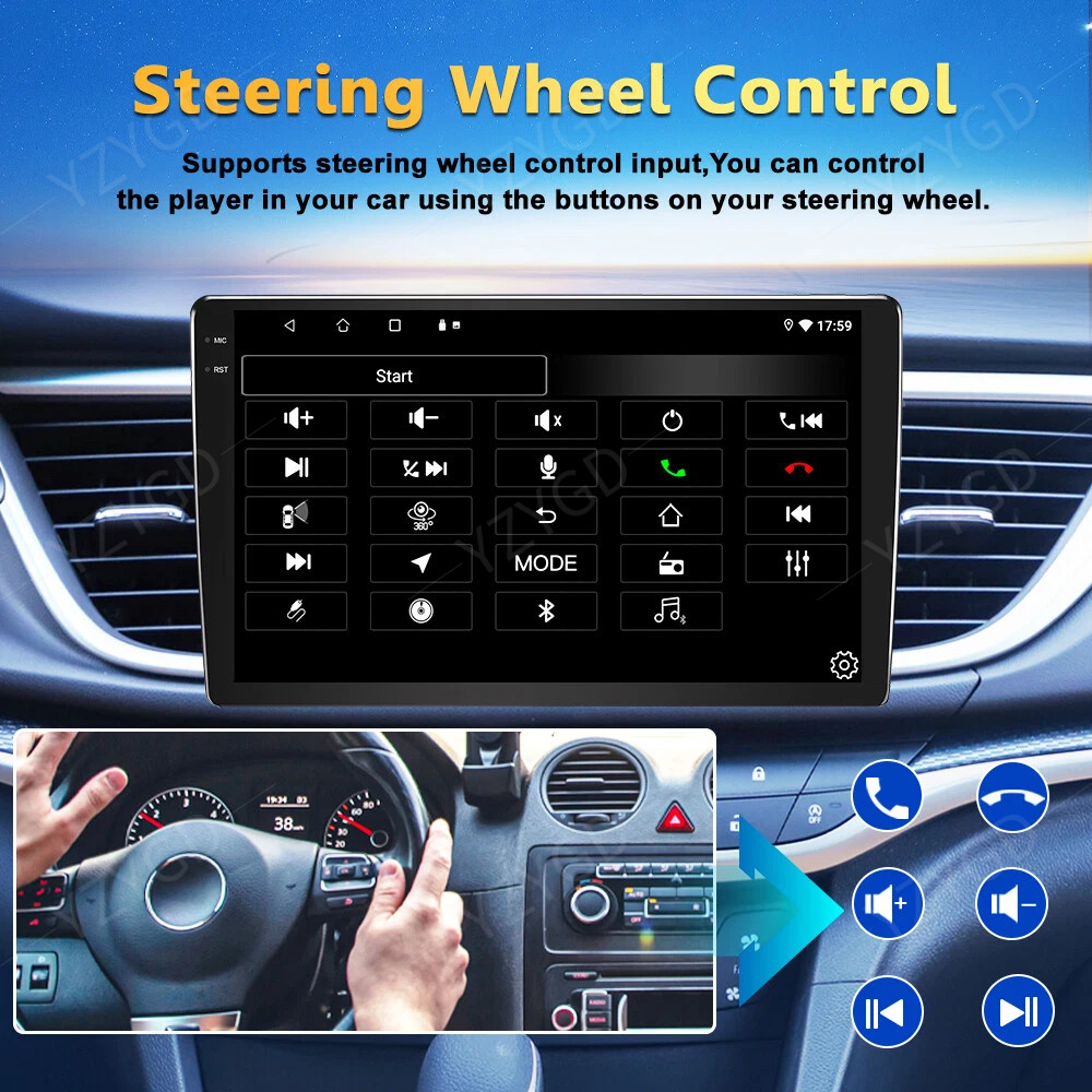 For Vauxhall Meriva 2006-2011 7" Carplay Car Stereo Radio GPS Multimedia Screen