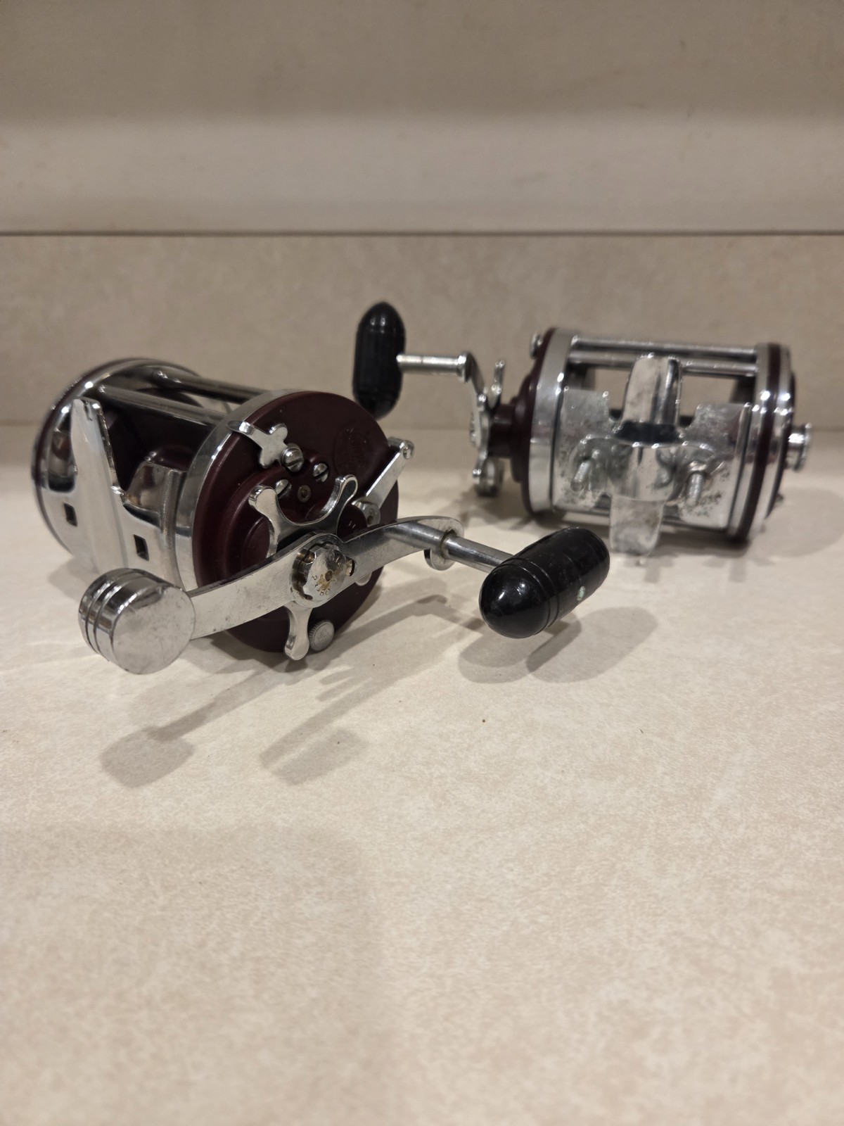 Vintage Penn Squidder 140 Fishing Reel Lot Of 2 Black Handles