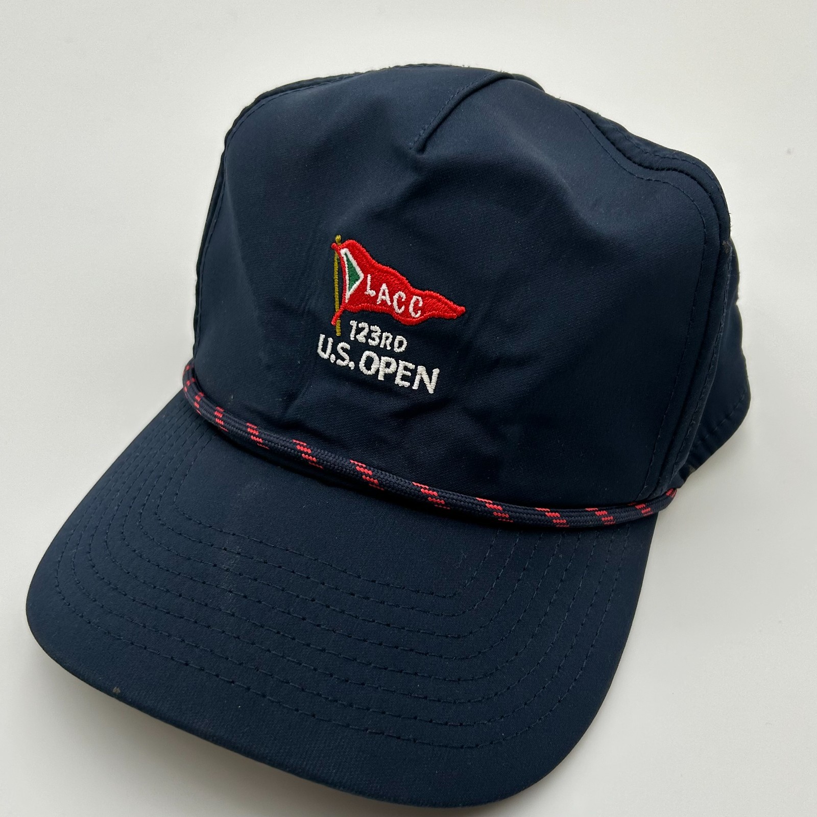 U.S. Open 123rd LACC Imperial Golf Hat Navy Blue Rope Snapback Cap - One Size