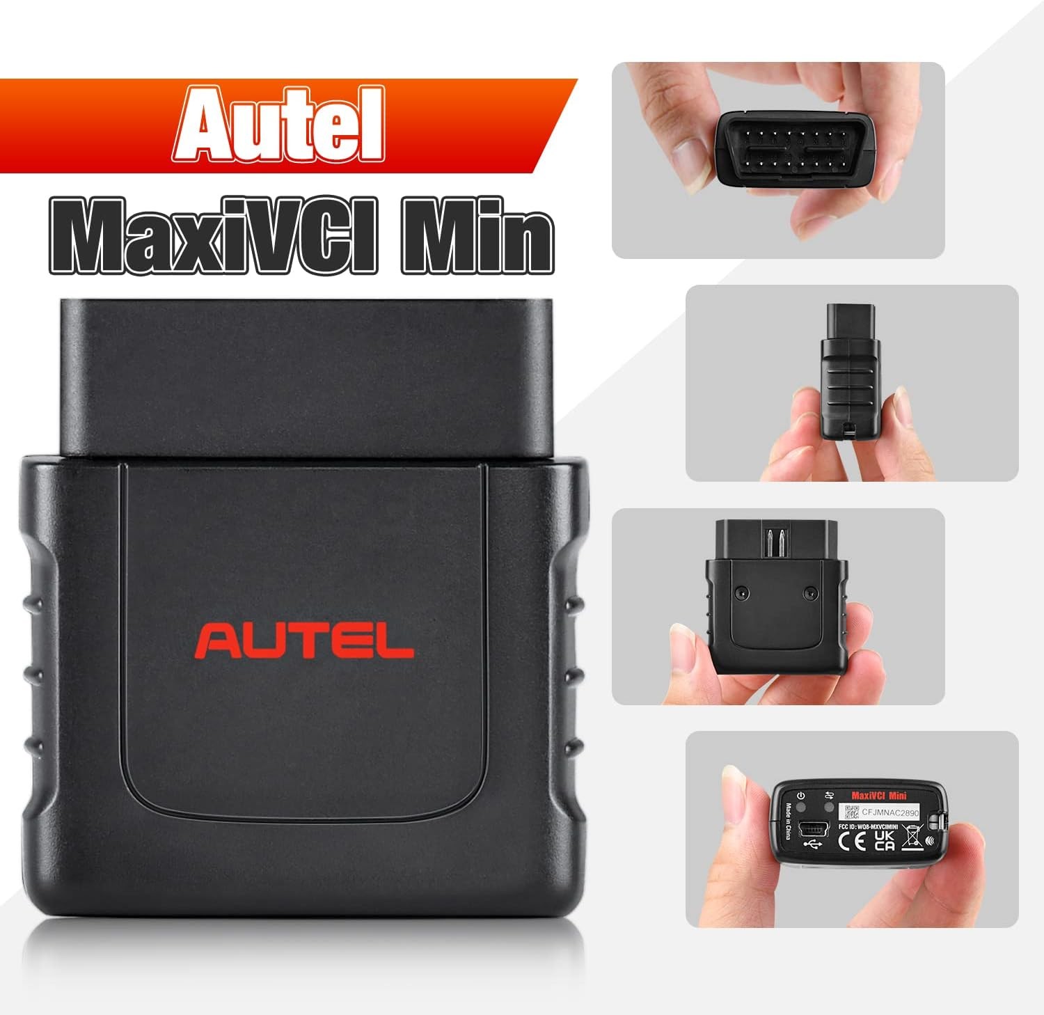 AUTEL MaxiVCI Mini Wireless Bluetooth Connection Interface for MK808BT MP808TS
