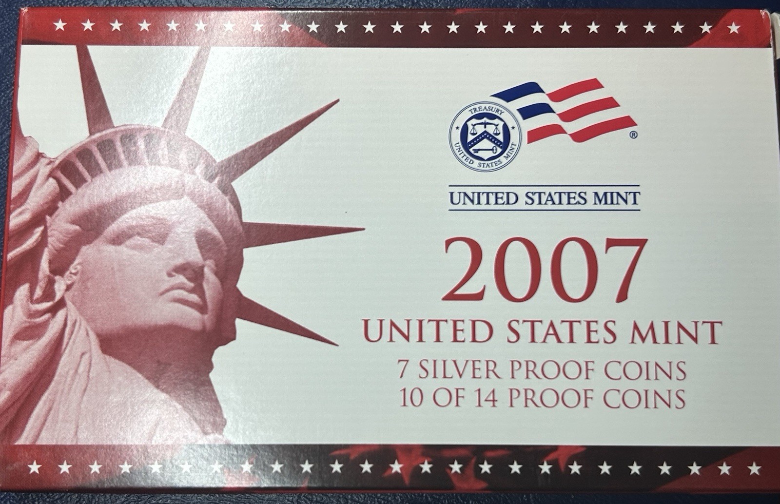 2007-S Silver Proof Set 14 Proof Coin set w/ COA - U.S. Mint